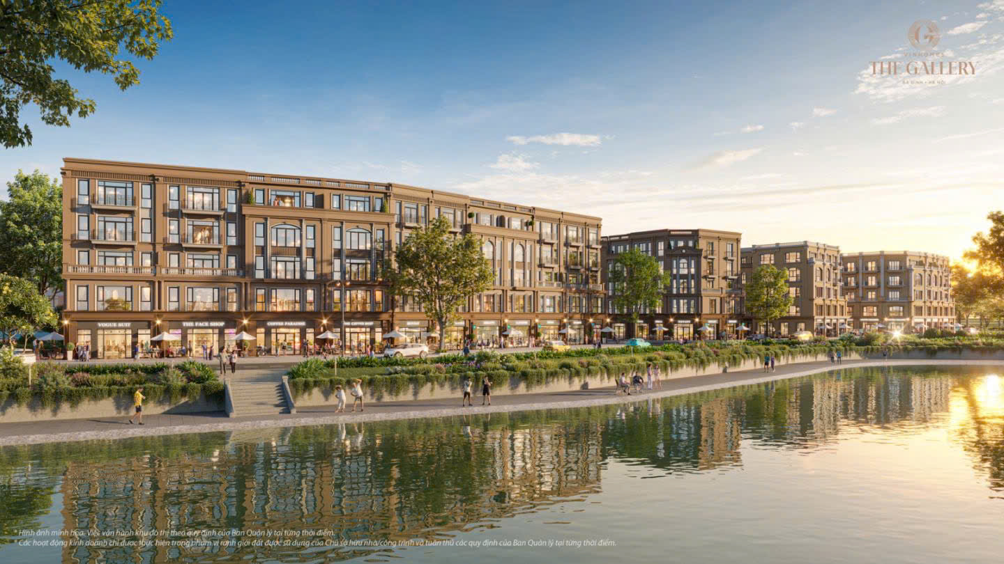 199 căn thương mại thấp tầng Vinhomes The Gallery hội tụ tinh hoa kiến trúc thế giới