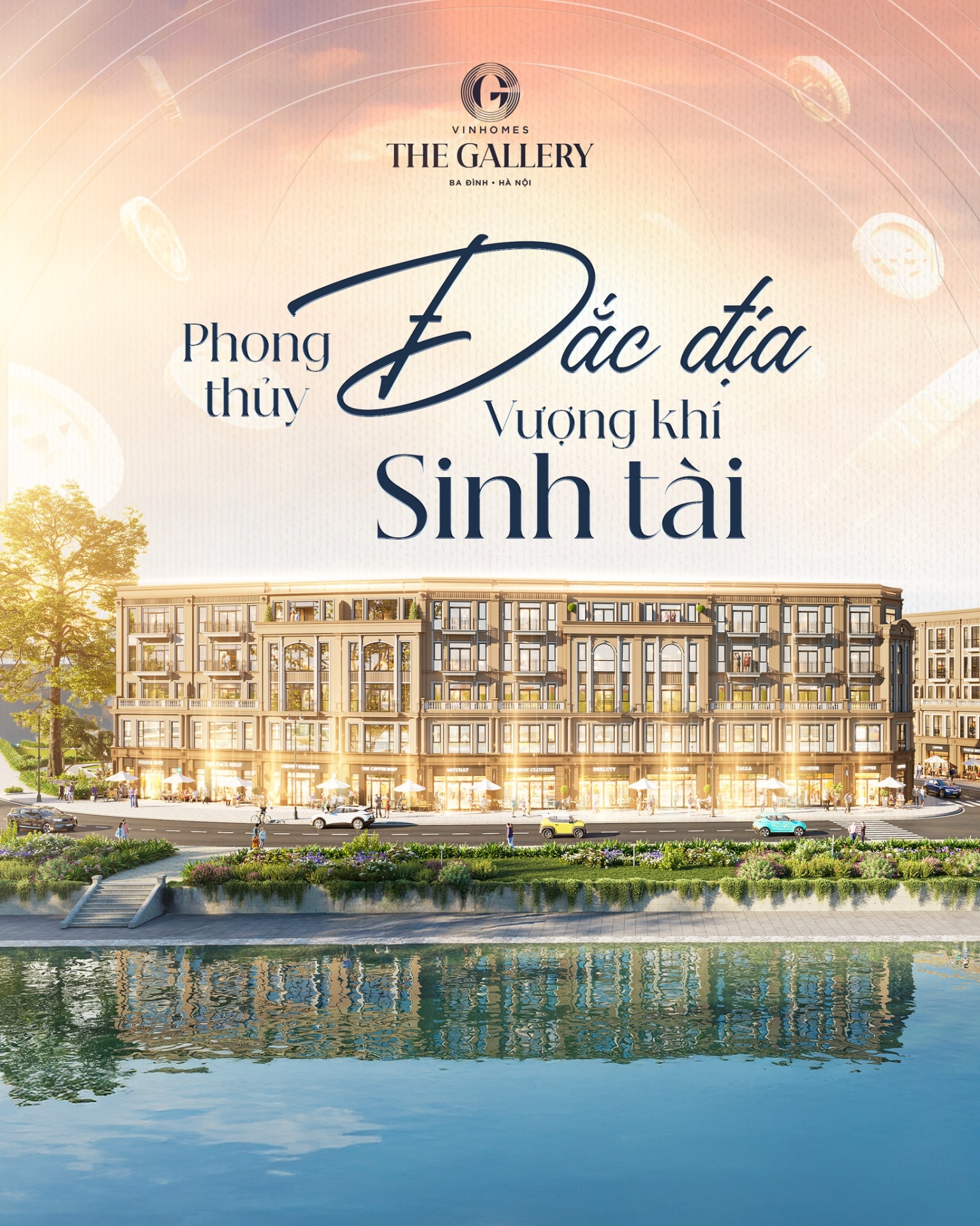 Vinhomes The Gallery: Phong thủy đắc địa  - Vượng khí sinh tài