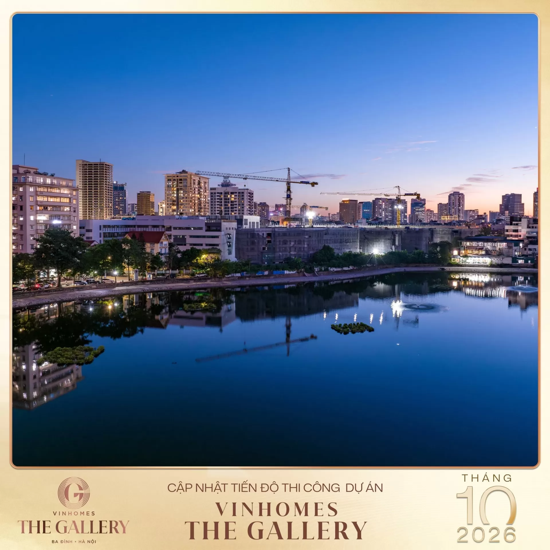 Tháng 10/2026: Cập nhật tiến độ Vinhomes The Gallery