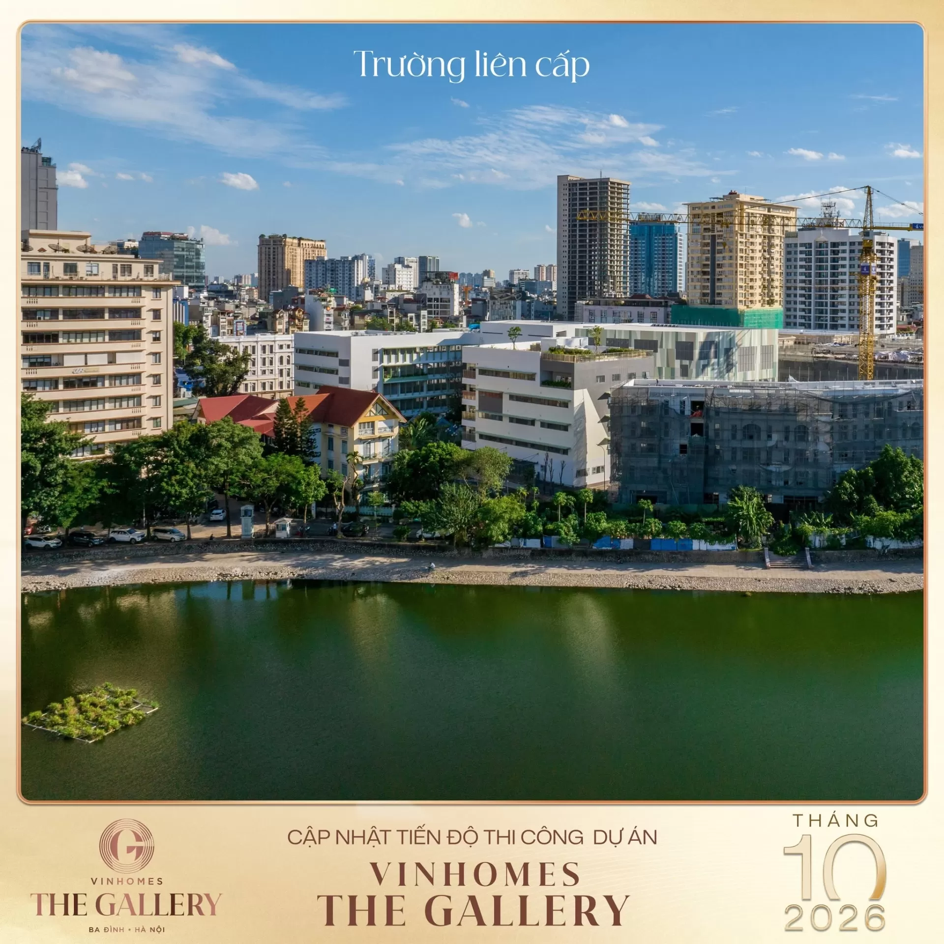 Tháng 10/2026: Cập nhật tiến độ Vinhomes The Gallery