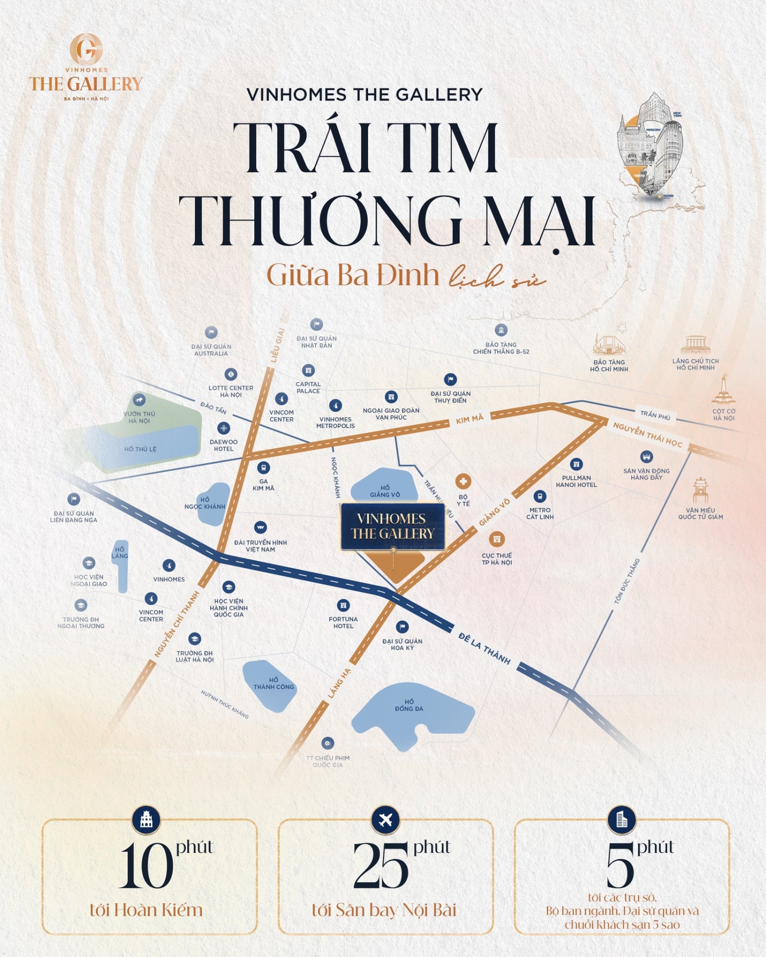 Vinhomes The Gallery - Trái tim thương mại giữa Ba Đình lịch sử