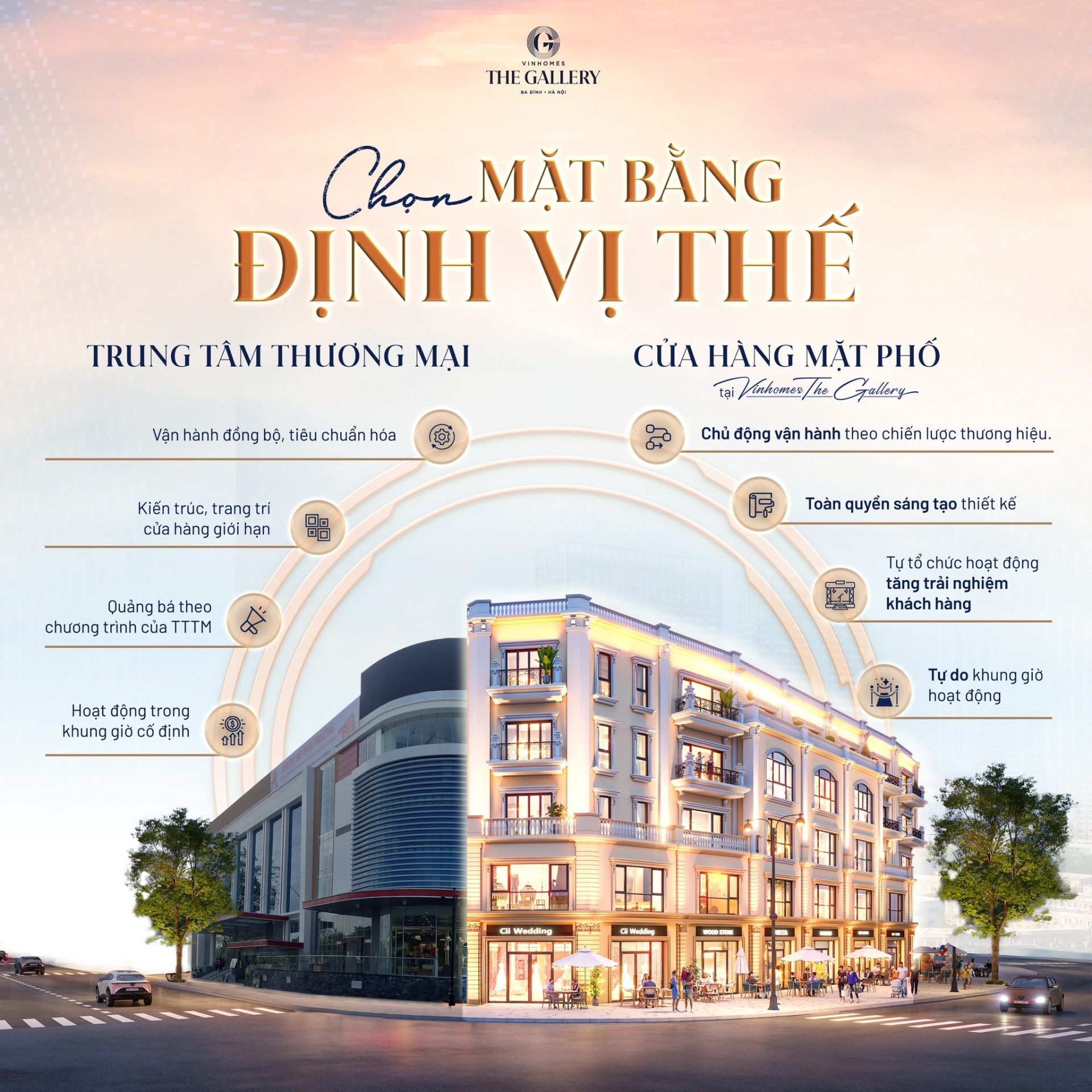 Định vị đẳng cấp thương hiệu cùng Vinhomes The Gallery