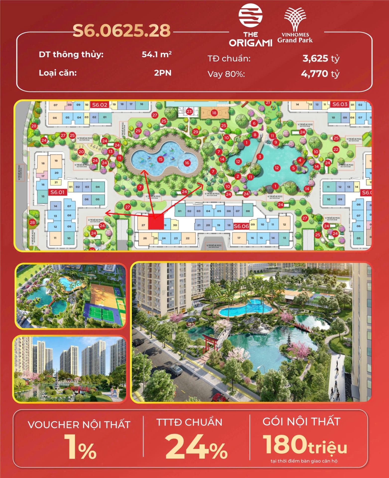 Tổng hợp quỹ căn độc quyền dự án Vinhomes Grand Park