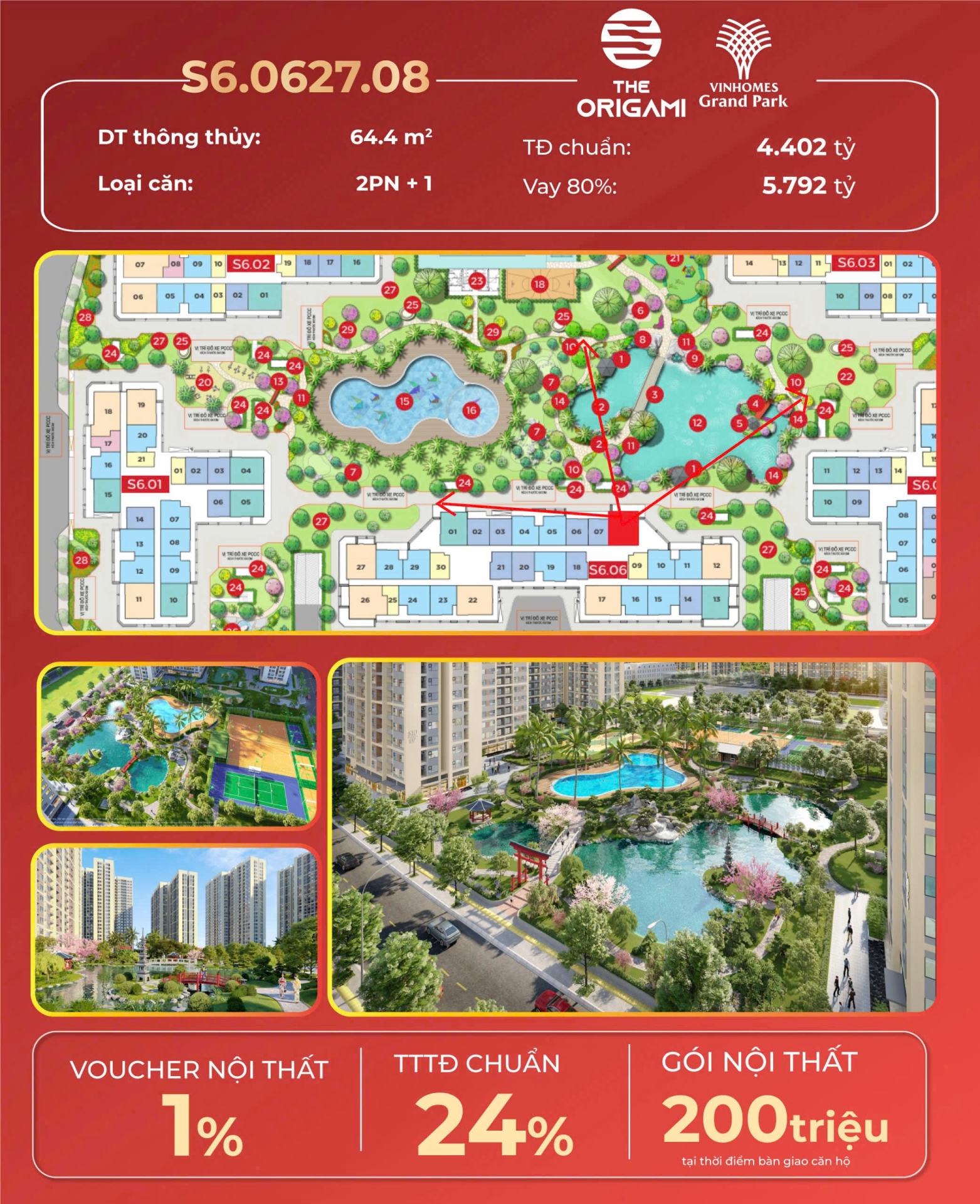Tổng hợp quỹ căn độc quyền dự án Vinhomes Grand Park