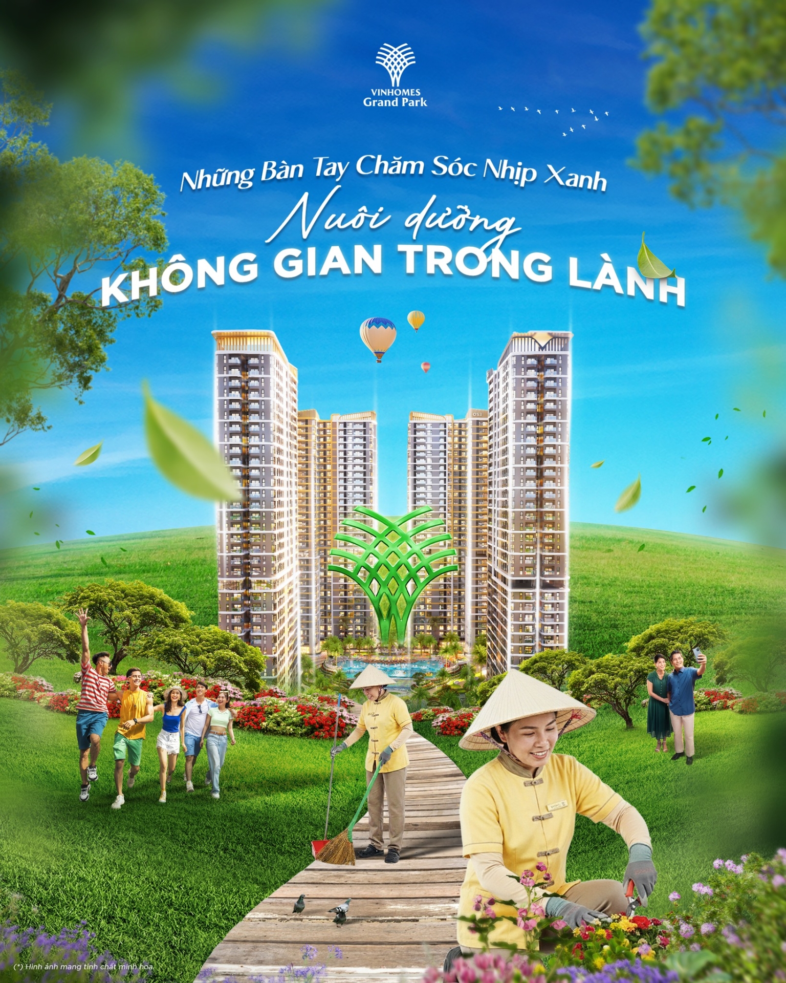 [Bất Động Sản 68 - batdongsan68.vn] Vinhomes Grand Park: Đằng sau mỗi con đường rợp b&oacute;ng m&aacute;t, mỗi thảm cỏ xanh sạch sẽ hay khu vui chơi rộn r&agrave;ng tiếng cười tại Vinhomes Grand Park l&agrave; những b&agrave;n tay thầm lặng, tận t&acirc;m. Đ&oacute; l&agrave; đội ngũ dịch vụ ng&agrave;y đ&ecirc;m chăm s&oacute;c từng mảng xanh, giữ g&igrave;n tiện &iacute;ch để kh&ocirc;ng gian sống lu&ocirc;n trong l&agrave;nh, gọn g&agrave;ng v&agrave; tr&agrave;n đầy sức sống. Vinhomes Grand Park - Chất lượng sống kh&ocirc;ng chỉ được kiến tạo bằng quy hoạch, m&agrave; c&ograve;n bằng t&acirc;m huyết của chủ đầu tư v&agrave; đội ngũ nh&acirc;n vi&ecirc;n tận tụy, để mỗi ng&agrave;y trở về nh&agrave; lu&ocirc;n l&agrave; một ng&agrave;y dễ chịu, b&igrave;nh y&ecirc;n.