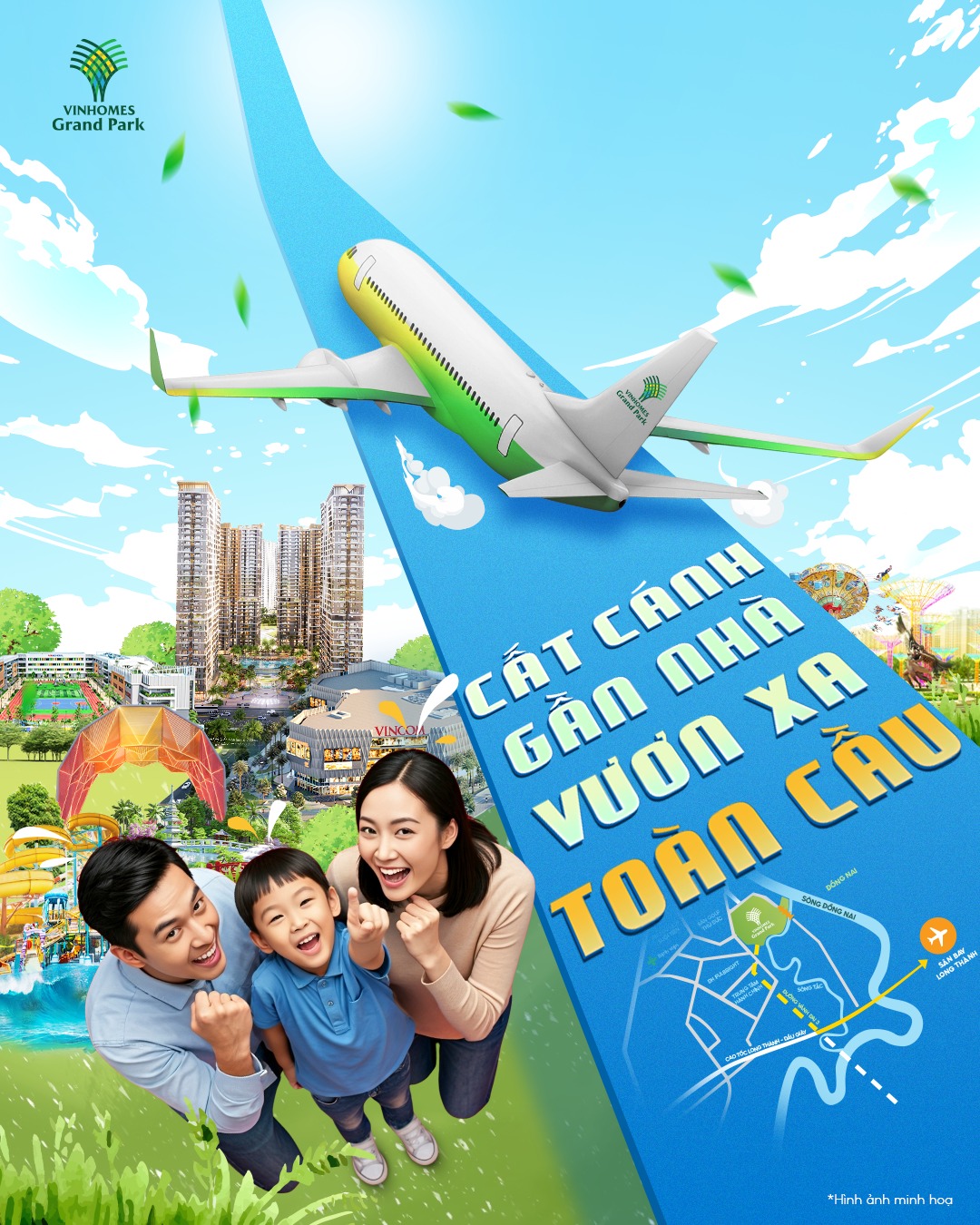 Cất cánh gần nhà, vươn xa toàn cầu cùng Vinhomes Grand Park