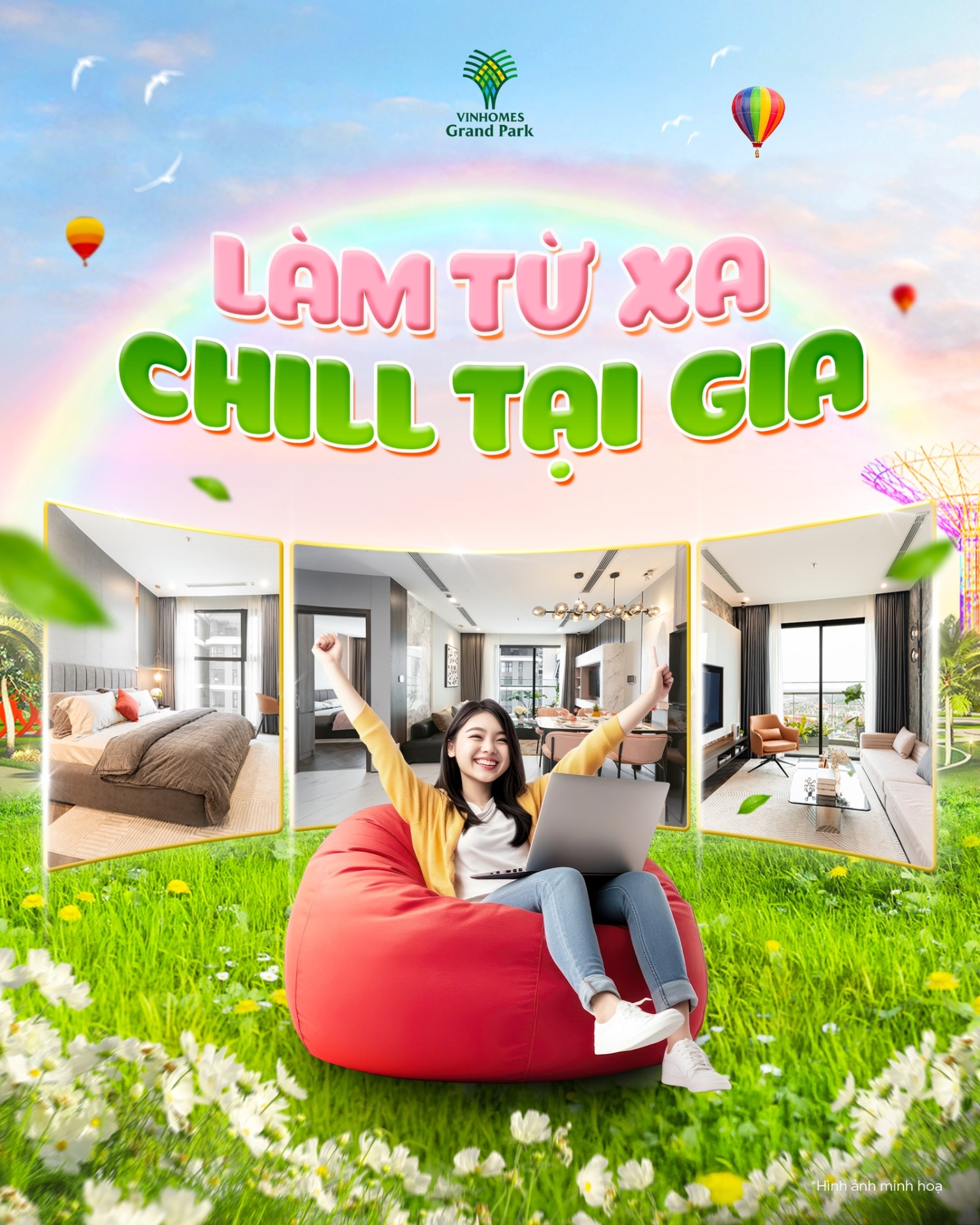 Làm từ xa, chill tại gia!