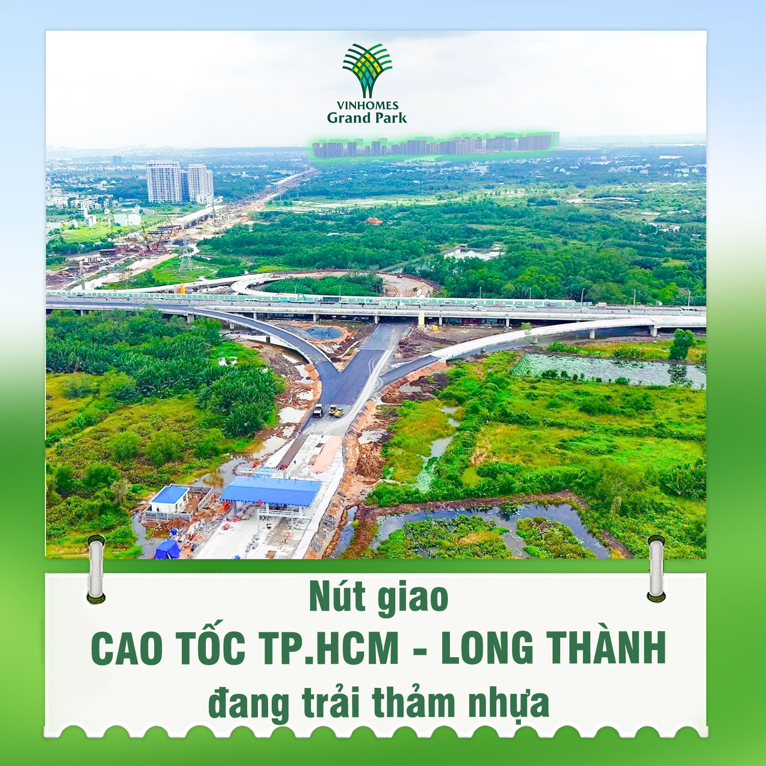 Vành đai 3 tăng tốc, tạo đà bứt phá cho Vinhomes Grand Park