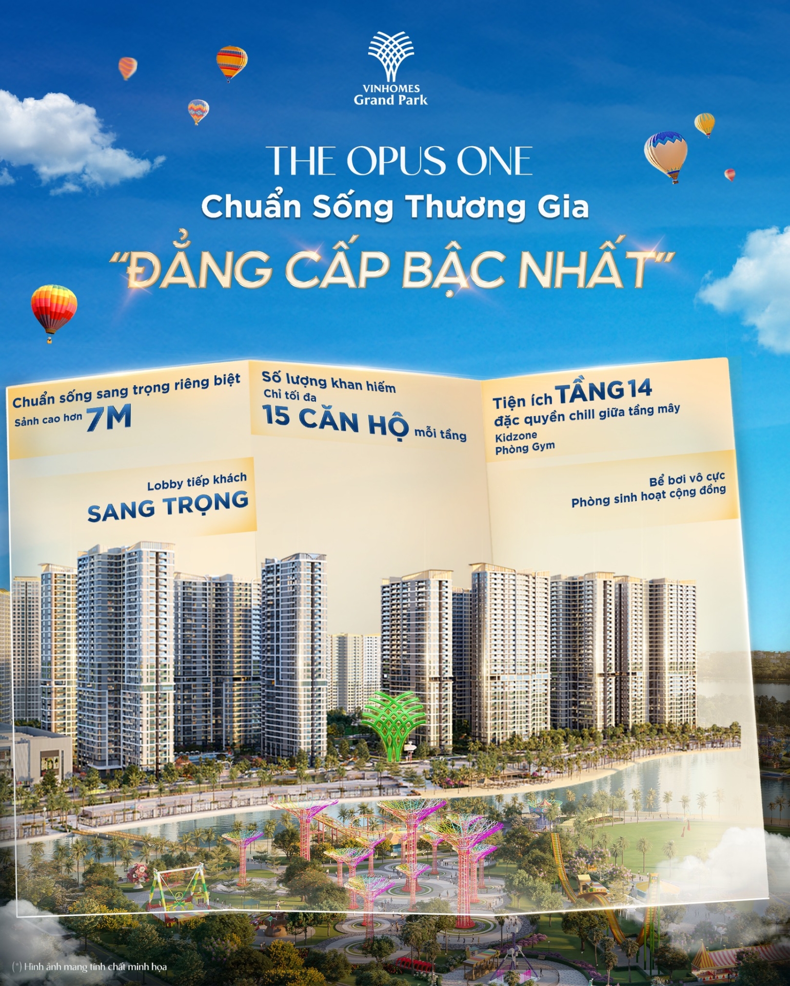 The Opus One - Chuẩn sống thương gia đẳng cấp nhất Vinhomes Grand Park