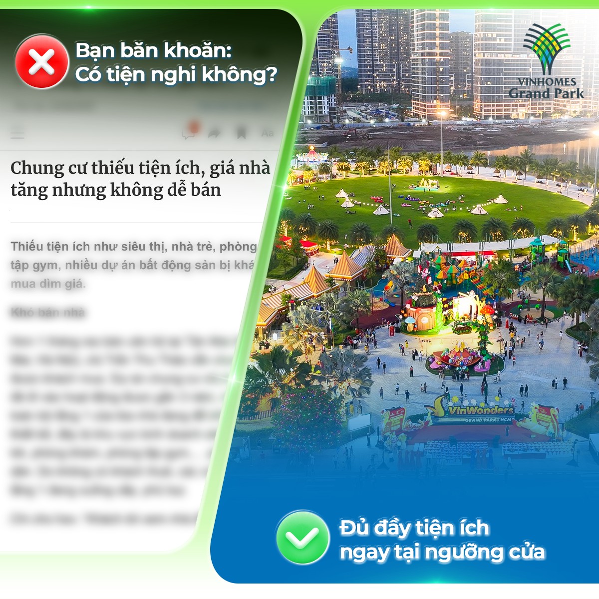 Vinhomes Grand Park: Nhà đúng 