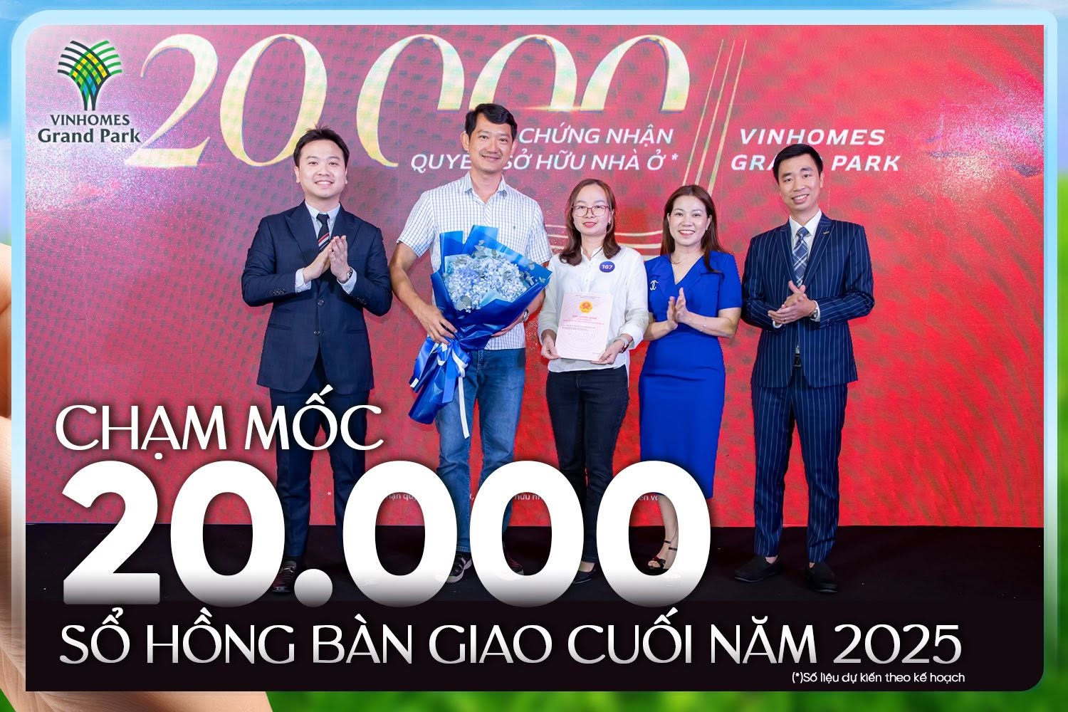 Những con số biết nói kiến tạo chất sống riêng của Vinhomes Grand Park