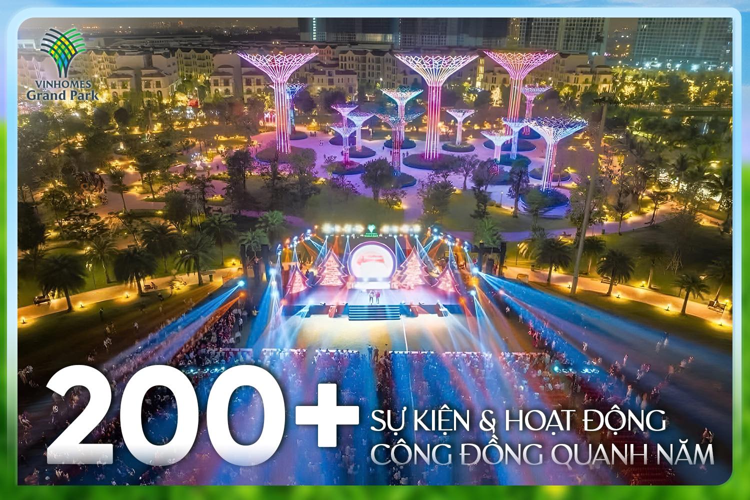 Những con số biết nói kiến tạo chất sống riêng của Vinhomes Grand Park