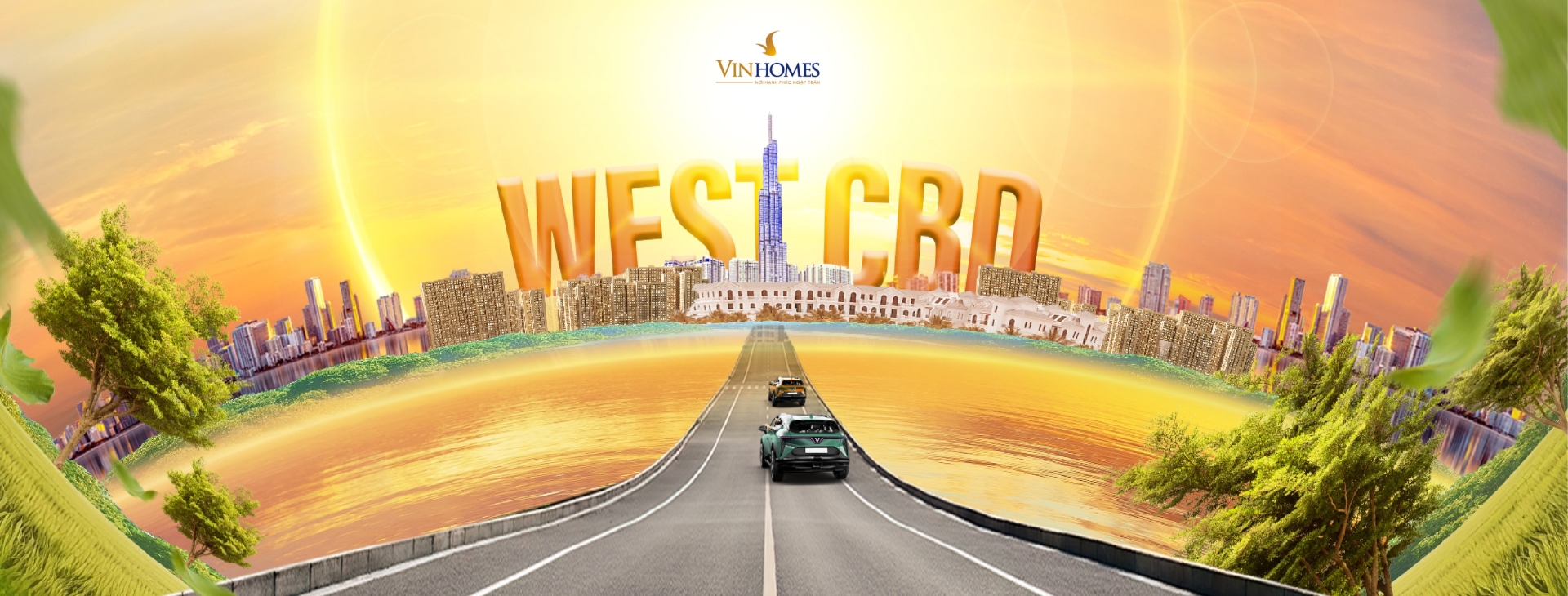 [Bất Động Sản 68 - batdongsan68.vn] Chọn “Tây Tiến” tới Tây Bắc TP. Hồ Chí Minh, Vinhomes mang tới Vinhomes Green City, Vinhomes Hậu Nghĩa - Đại đô thị All-in-one đầu tiên tại khu vực với diện tích rộng lớn lên tới 197.2 ha, quy hoạch 5 phân khu đa dạng phong cách.
