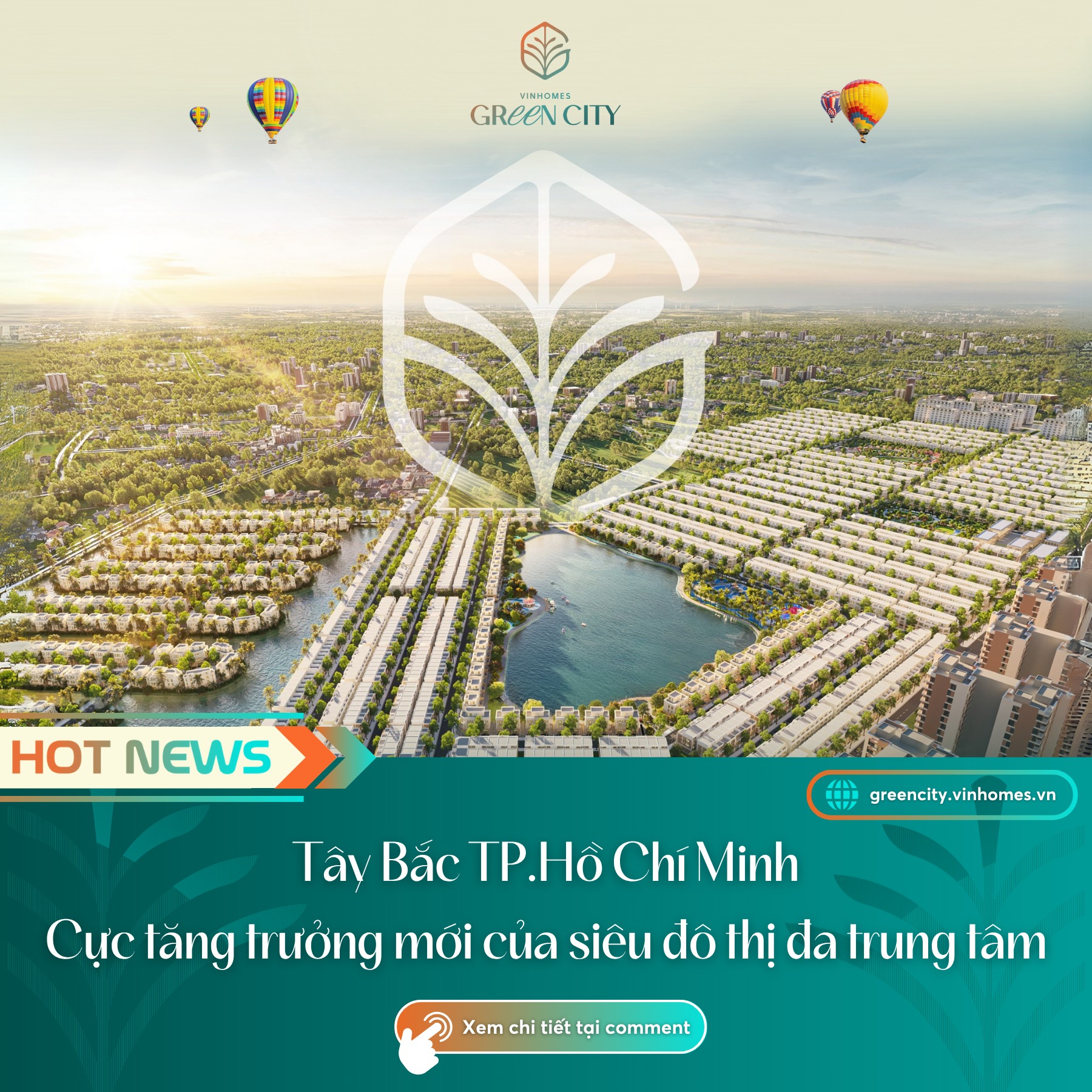 Tây Bắc TP. Hồ Chí Minh: Cực tăng trưởng mới của siêu đô thị đa trung tâm.
