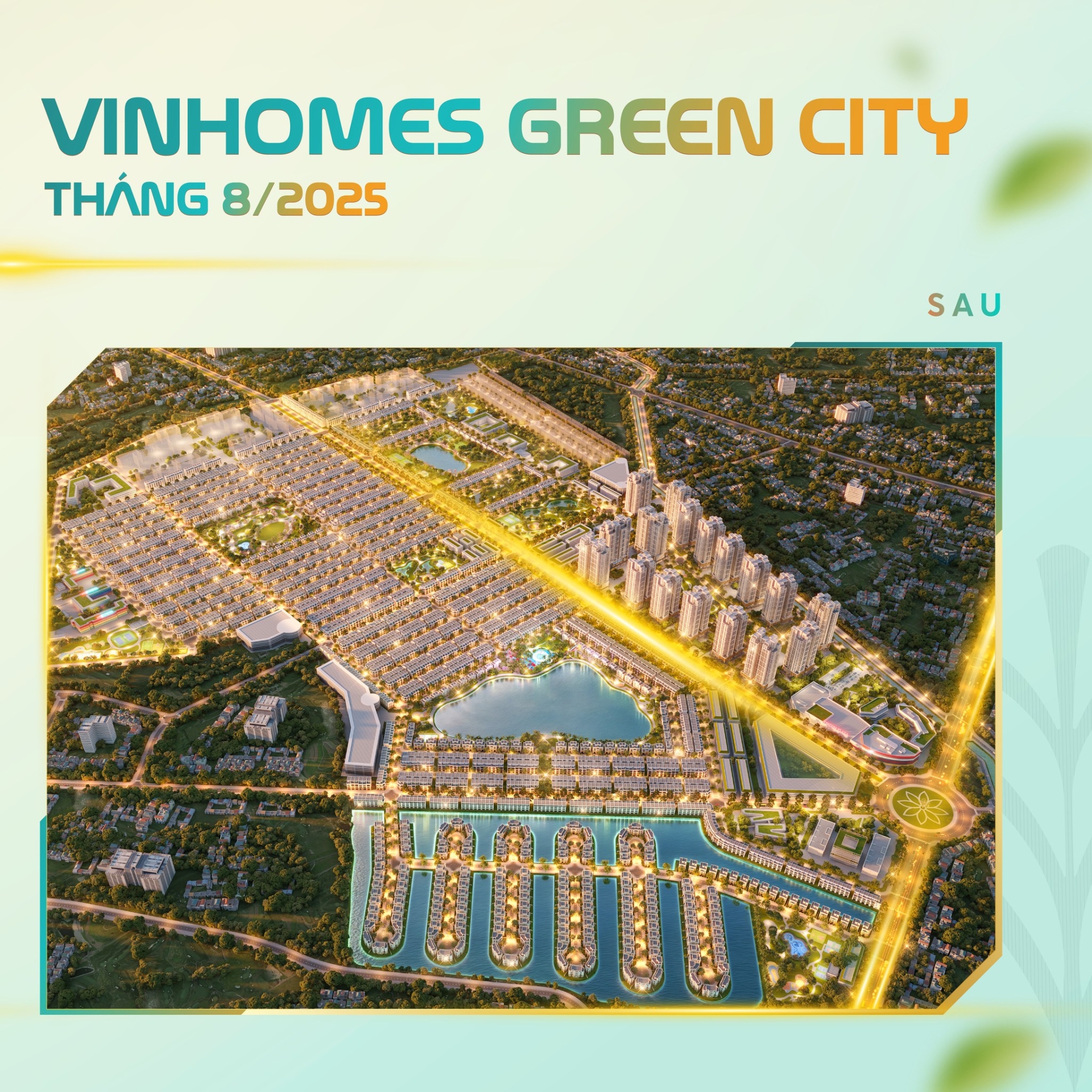 Cập nhật tiến độ dự án Vinhomes Green City tháng 8/2025