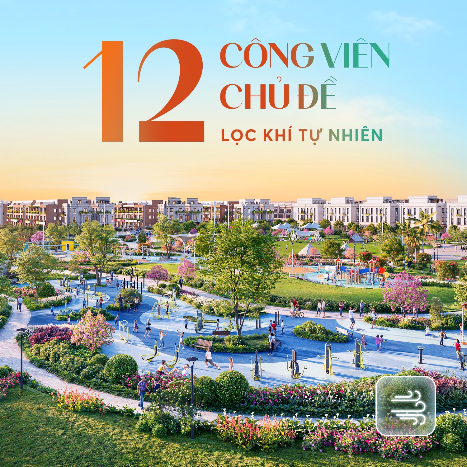 Sống thuần khiết giữa không gian xanh Vinhomes Green City