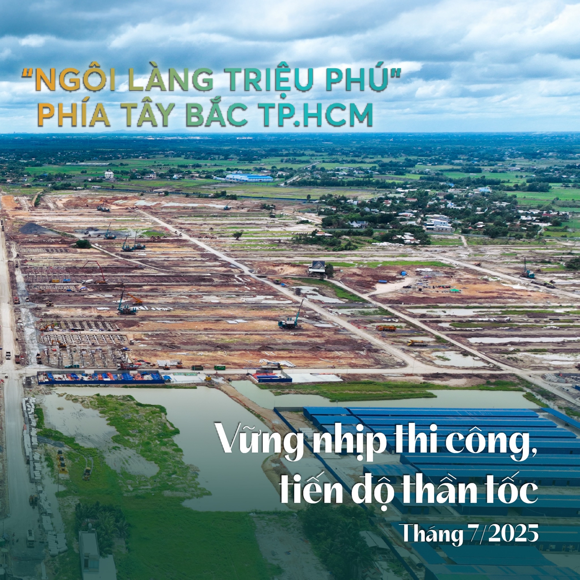 Vinhomes Green City tháng 7/2025: Vững nhịp thi công, tiến độ thần tốc