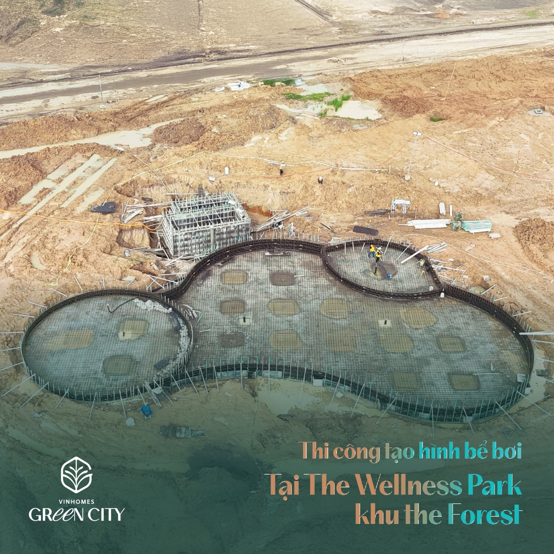 Vinhomes Green City tháng 7/2025: Vững nhịp thi công, tiến độ thần tốc