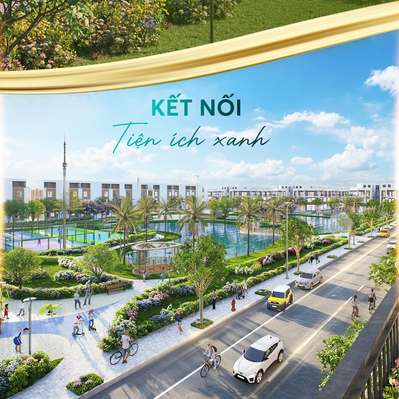 Nhà phố Vinhomes Green City: Công thức sinh lời từ nhịp sống Đại Đô Thị