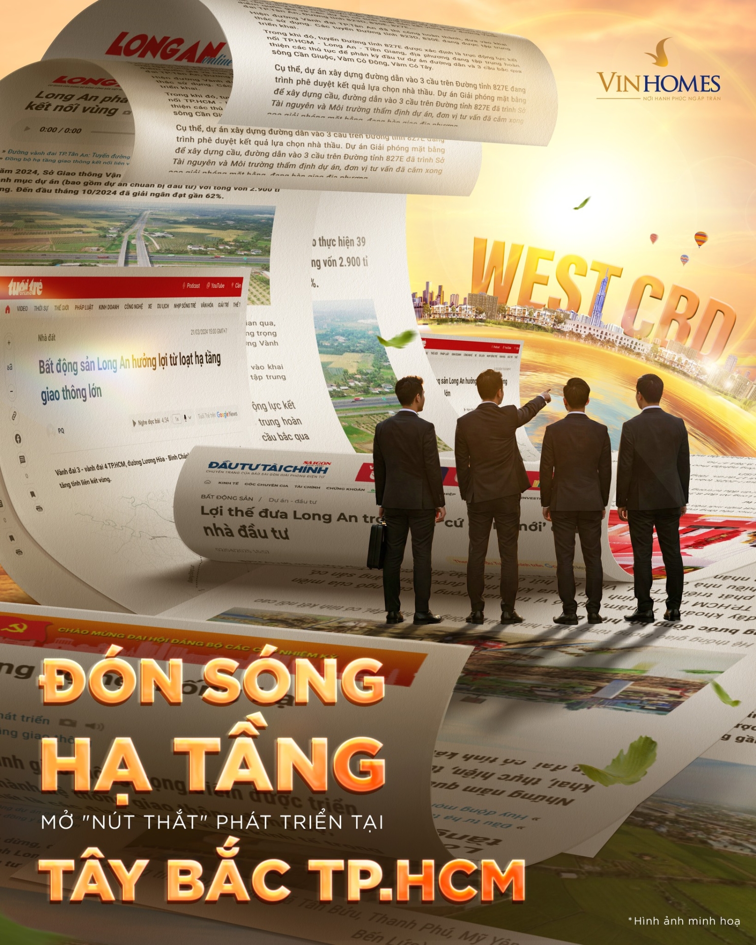 Đón sóng hạ tầng, mở 