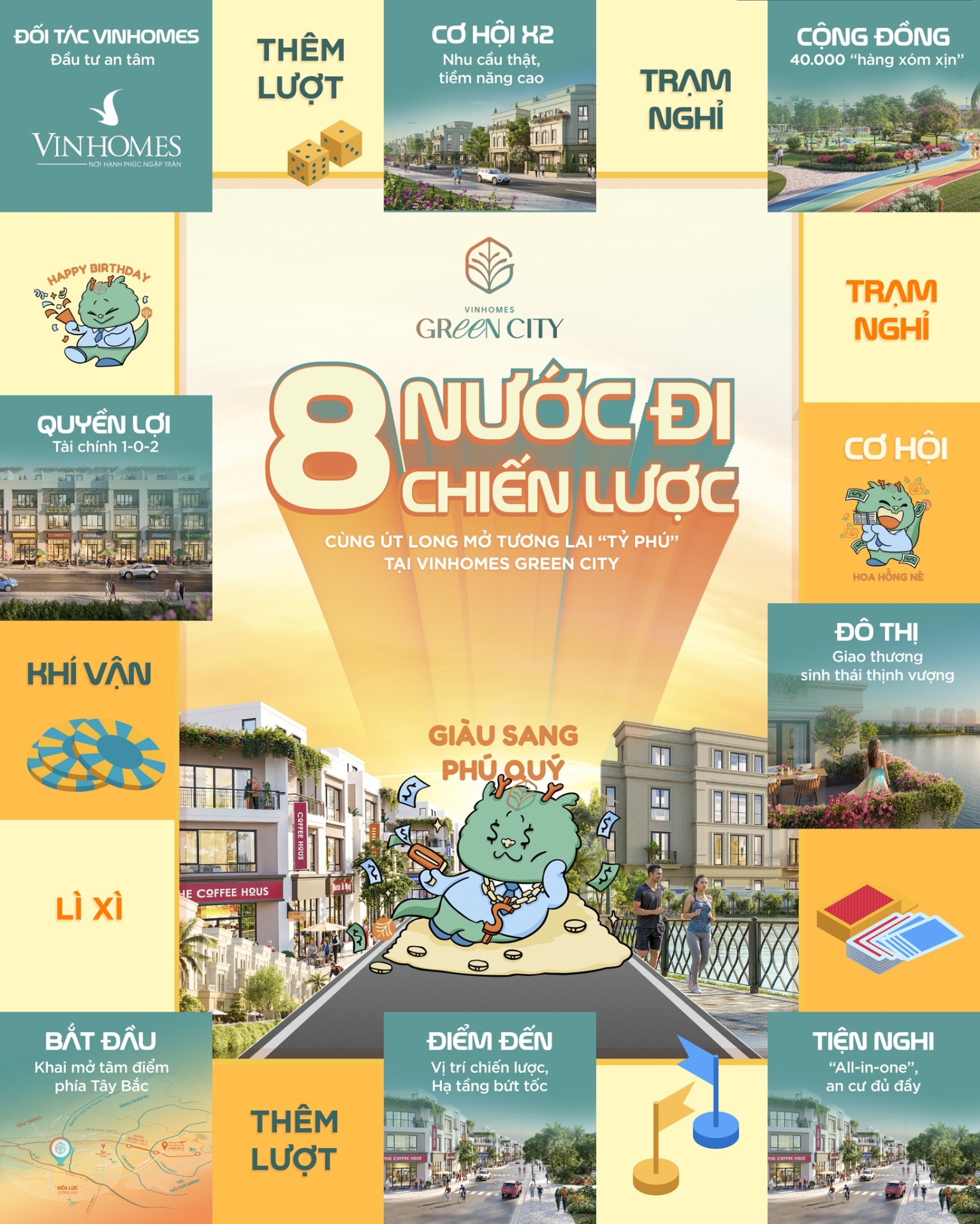 8 nước đi chiến lược, cùng Út Long mở rộng tương lai 