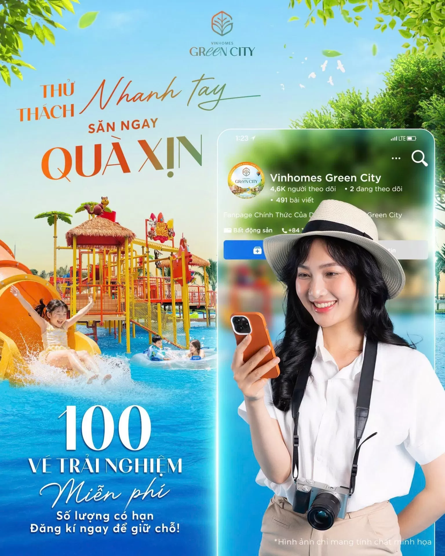 Thử thách nhanh tay - Săn ngay vé trải nghiệm Aqua Adventure miễn phí!