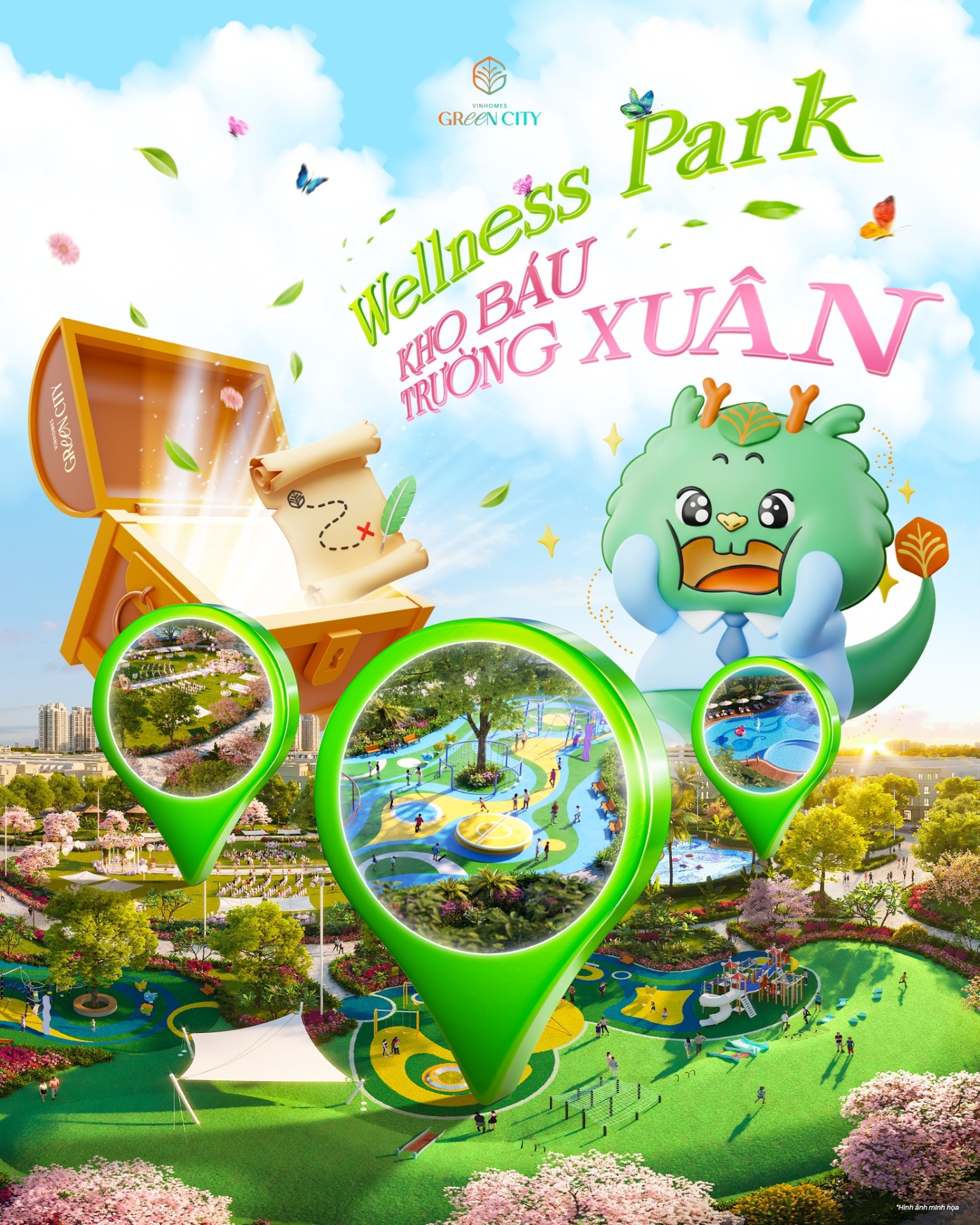 Wellness Park – Kho báu Trường Xuân tại Thành phố Sống đầy