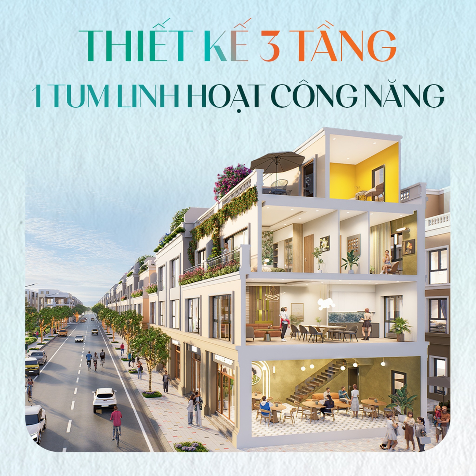 Nhà phố Vinhomes Green City - Tuyên ngôn chất sống thế hệ mới