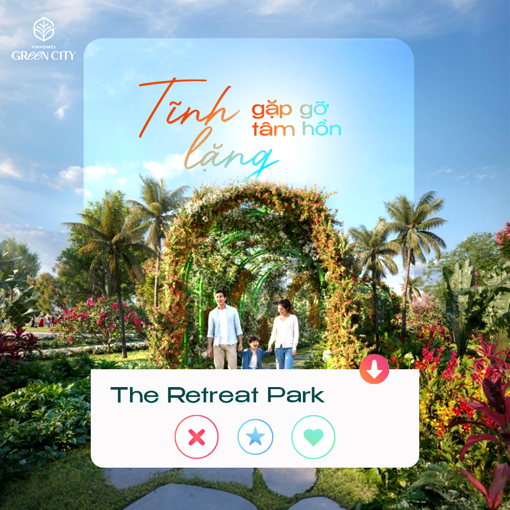 Cảm hứng sống bất tận từ bộ sưu tập công viên của Vinhomes Green City