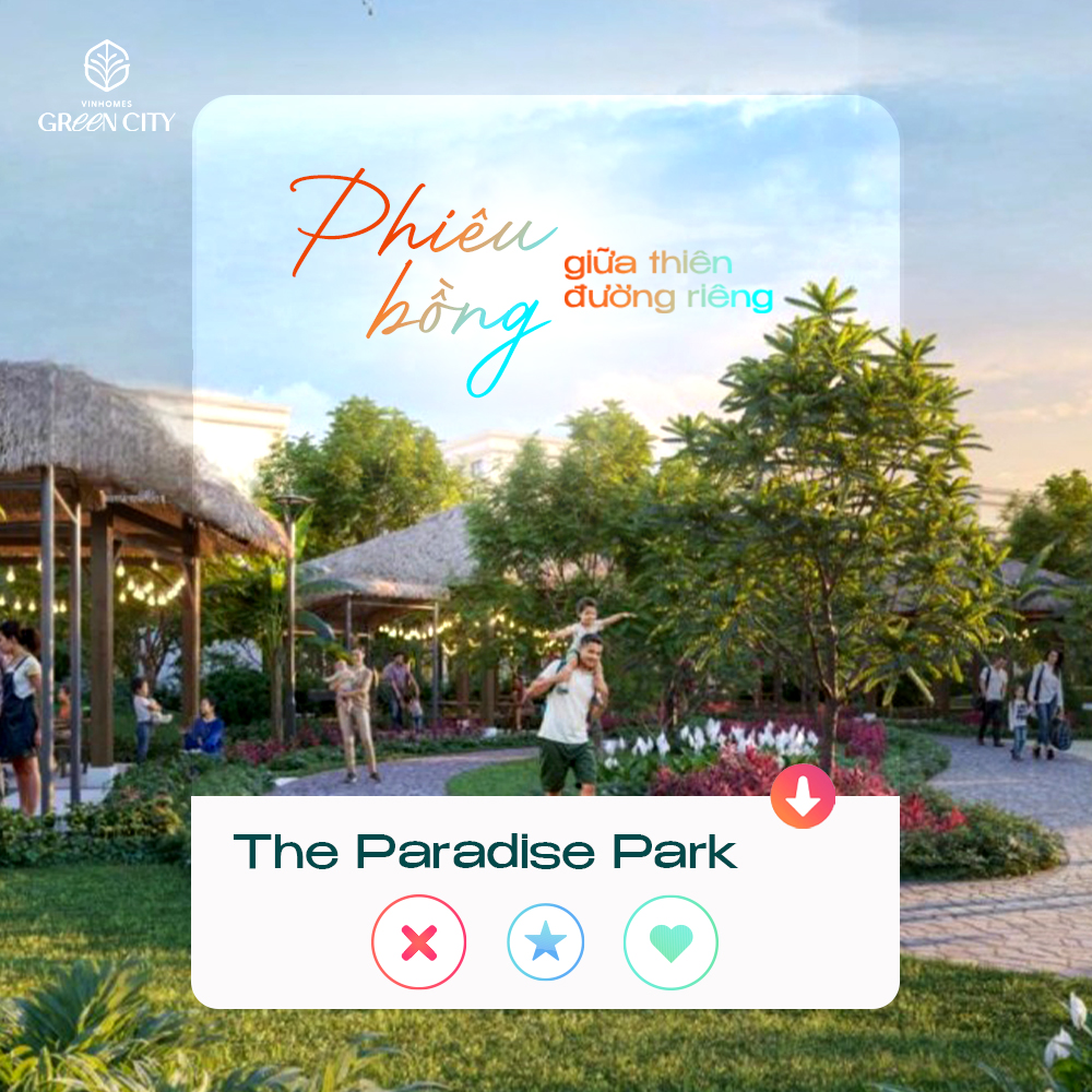 Cảm hứng sống bất tận từ bộ sưu tập công viên của Vinhomes Green City