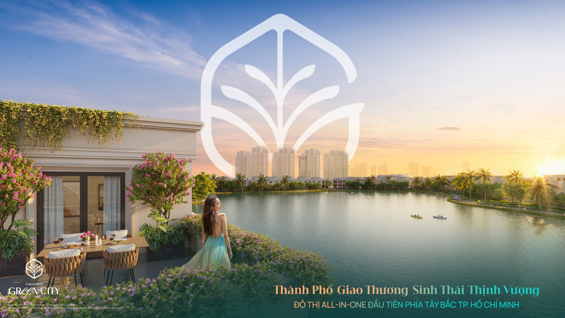 Vinhomes Green City - Thành phố giao thương sinh thái thịnh vượng - Đô thị All-in-one đầu tiên phía Tây Bắc TP. Hồ Chí Minh sắp ra mắt.