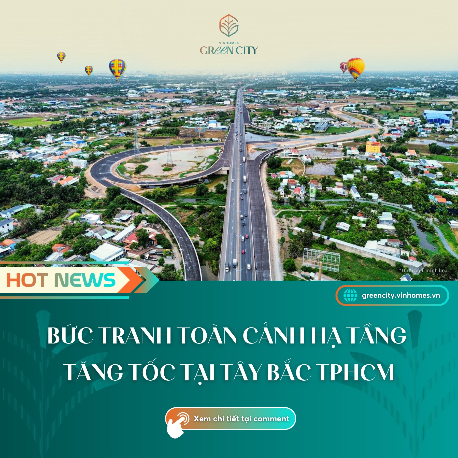 Bức tranh toàn cảnh hạ tầng Tây Bắc TP. Hồ Chí Minh tăng tốc