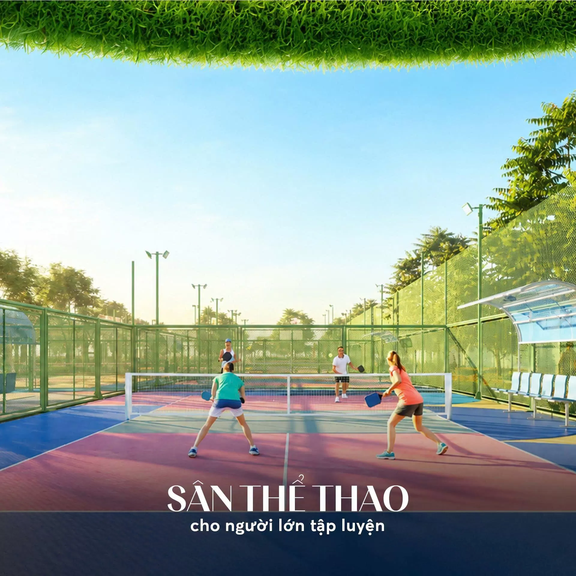 Pop Art Park -  Phòng tập khổng lồ giữa tán cây xanh