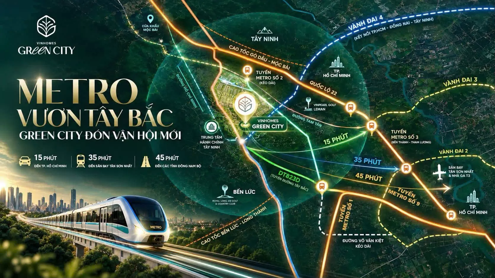 Metro vươn Tây Bắc TP.HCM - Mở thêm dư địa cho một cực phát triển mới