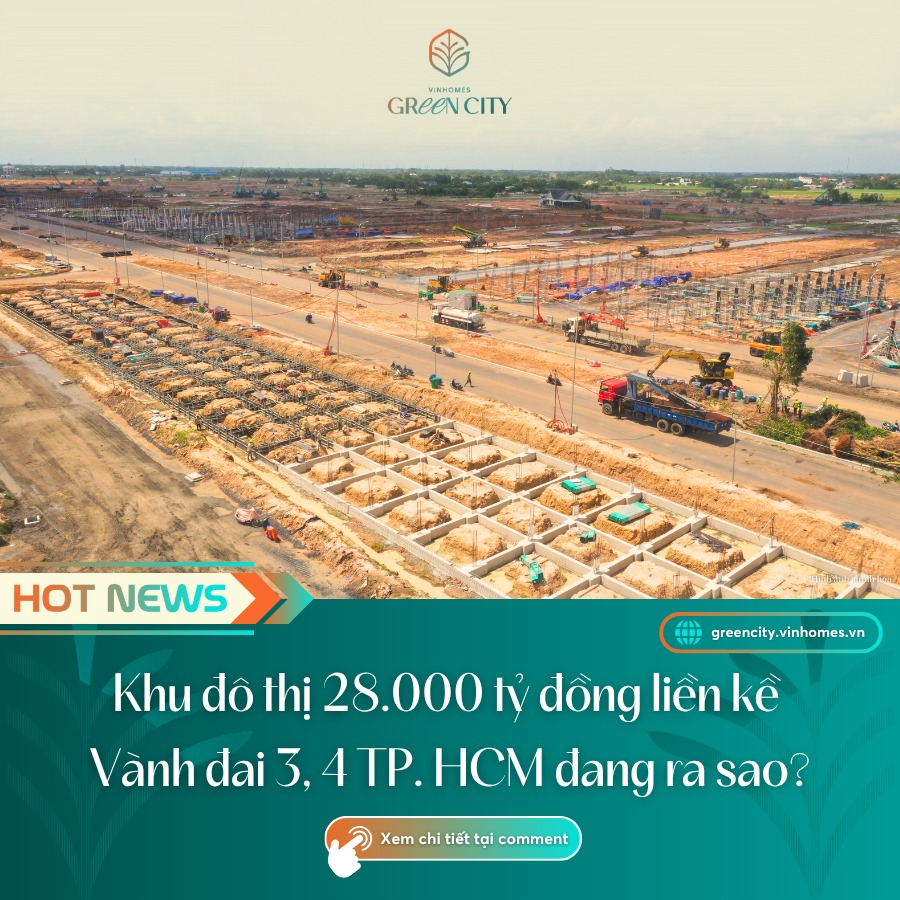 Khu đô thị 28.000 tỷ đồng liền kề vành đai 3, 4 TP. HCM đang ra sao