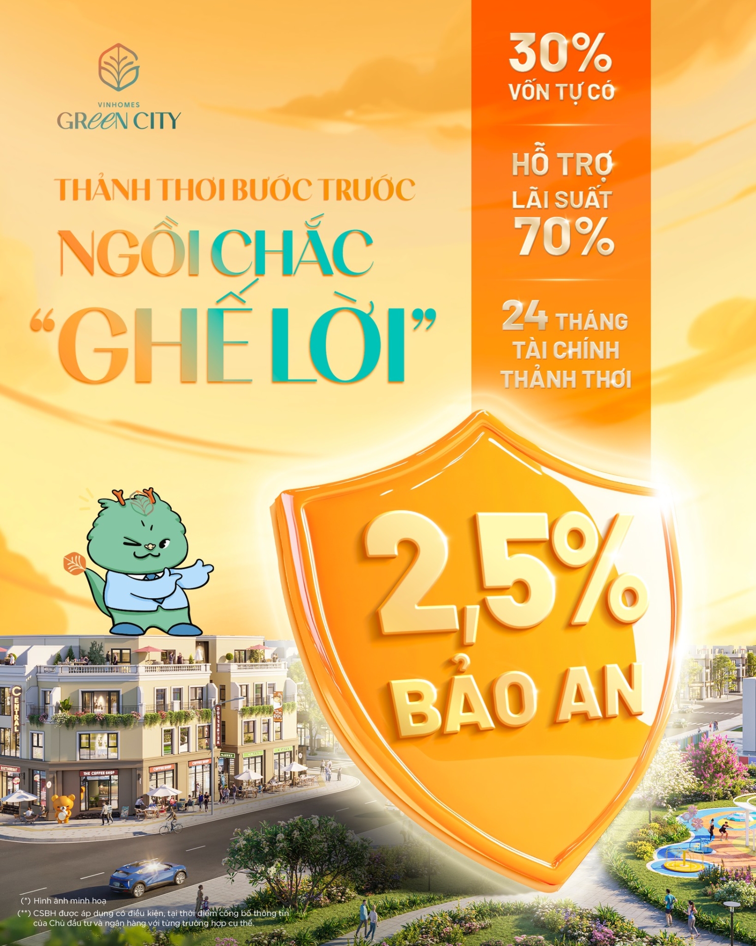 Vào đủ tầm - Nhận bảo an đầu tư - Đón sóng tăng giá cùng BĐS giãn xây Vinhomes Green City