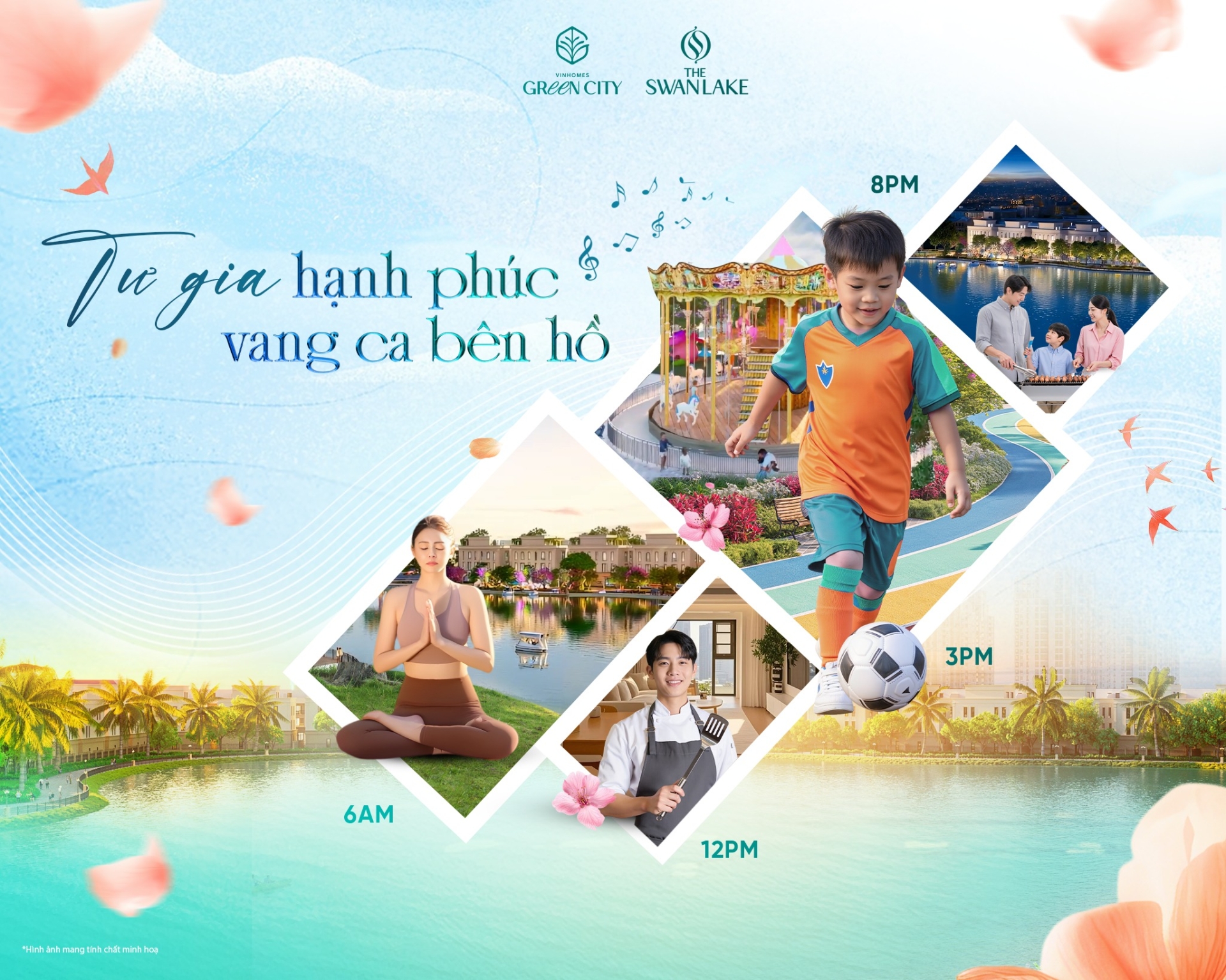Tư gia Hạnh Phúc, vang ca bên hồ