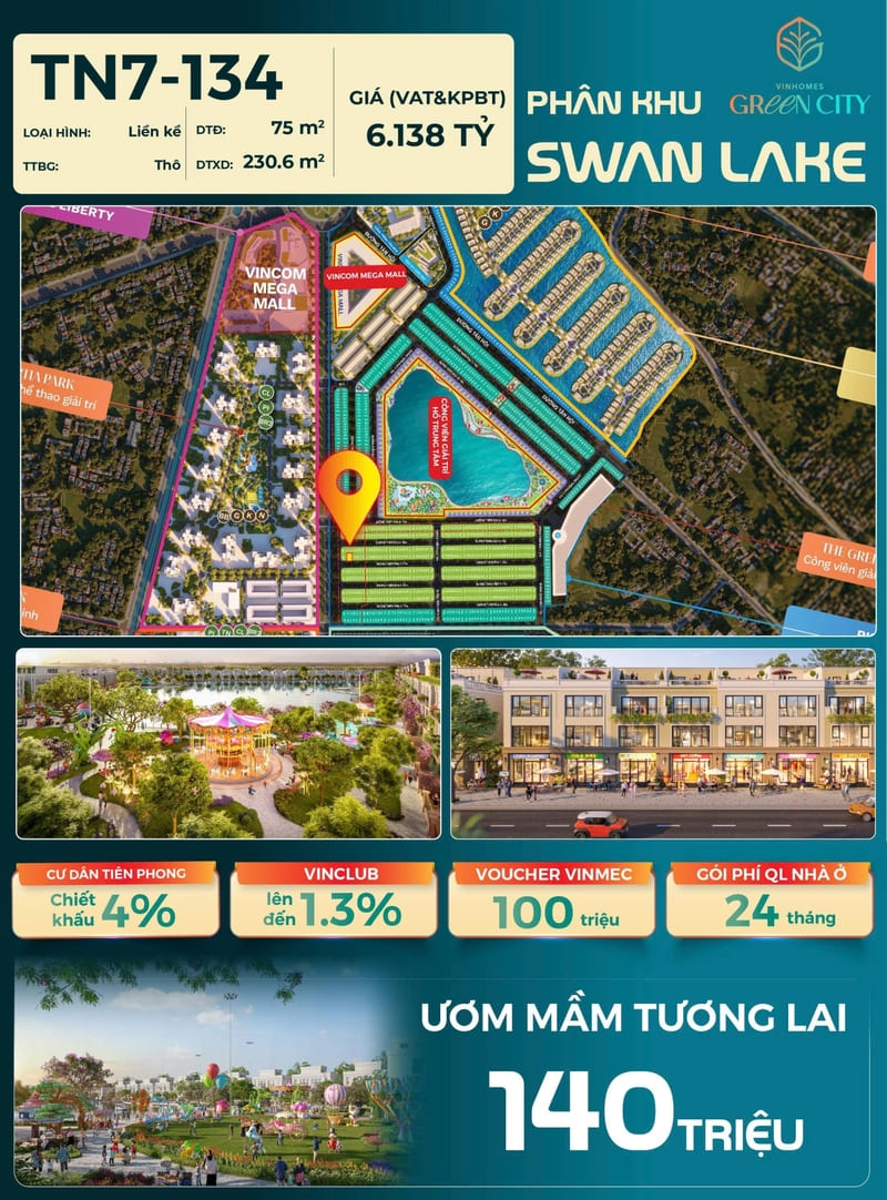 Liền kề Vinhomes Green City 2