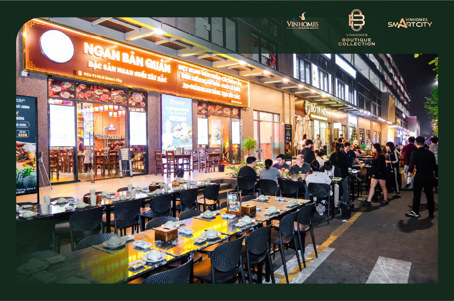 F-Zone - Nhịp sống thương mại sầm suất giữa lòng Vinhomes Smart City