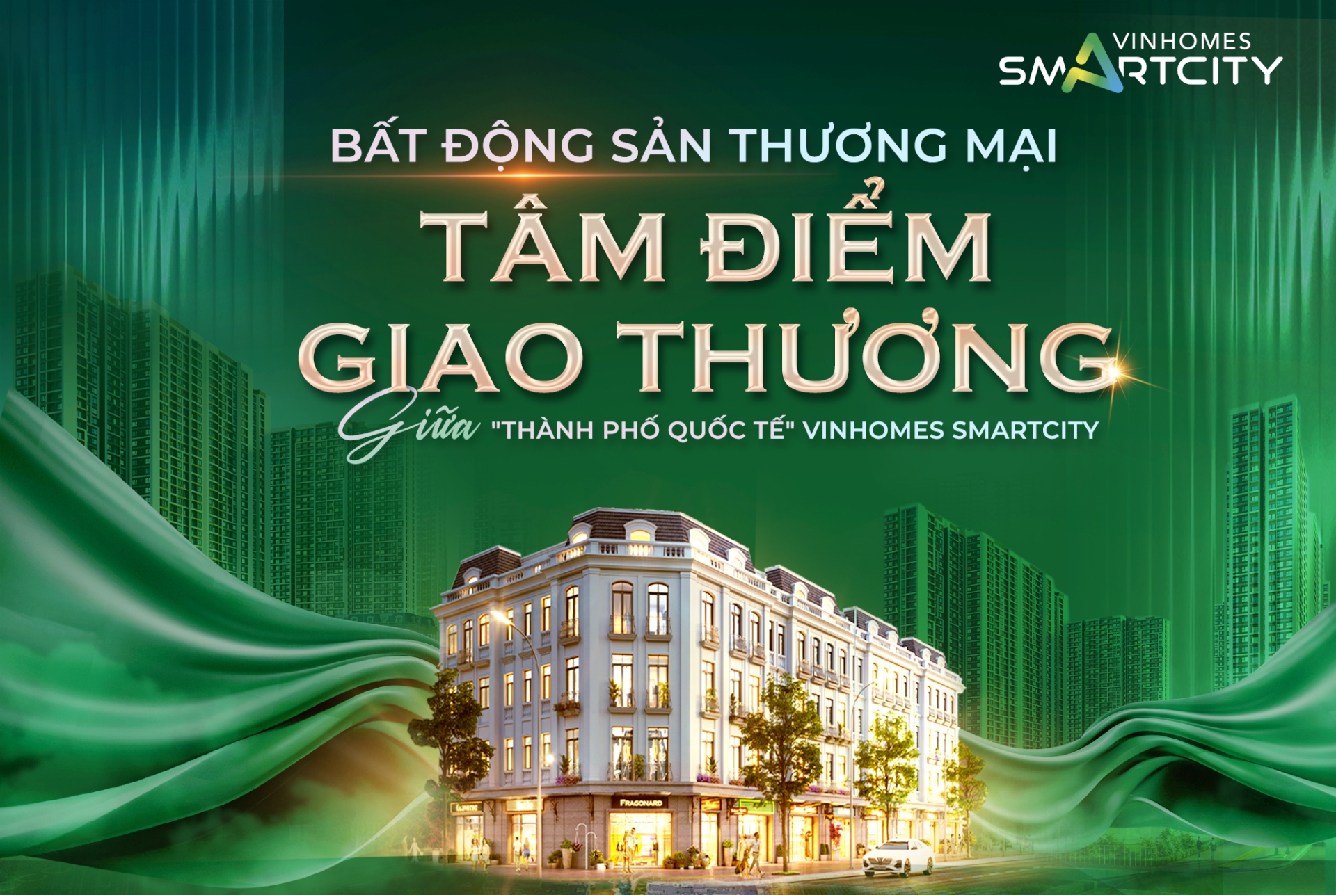 Tâm điểm kinh doanh giữa cộng đồng cư dân Vinhomes Smart City