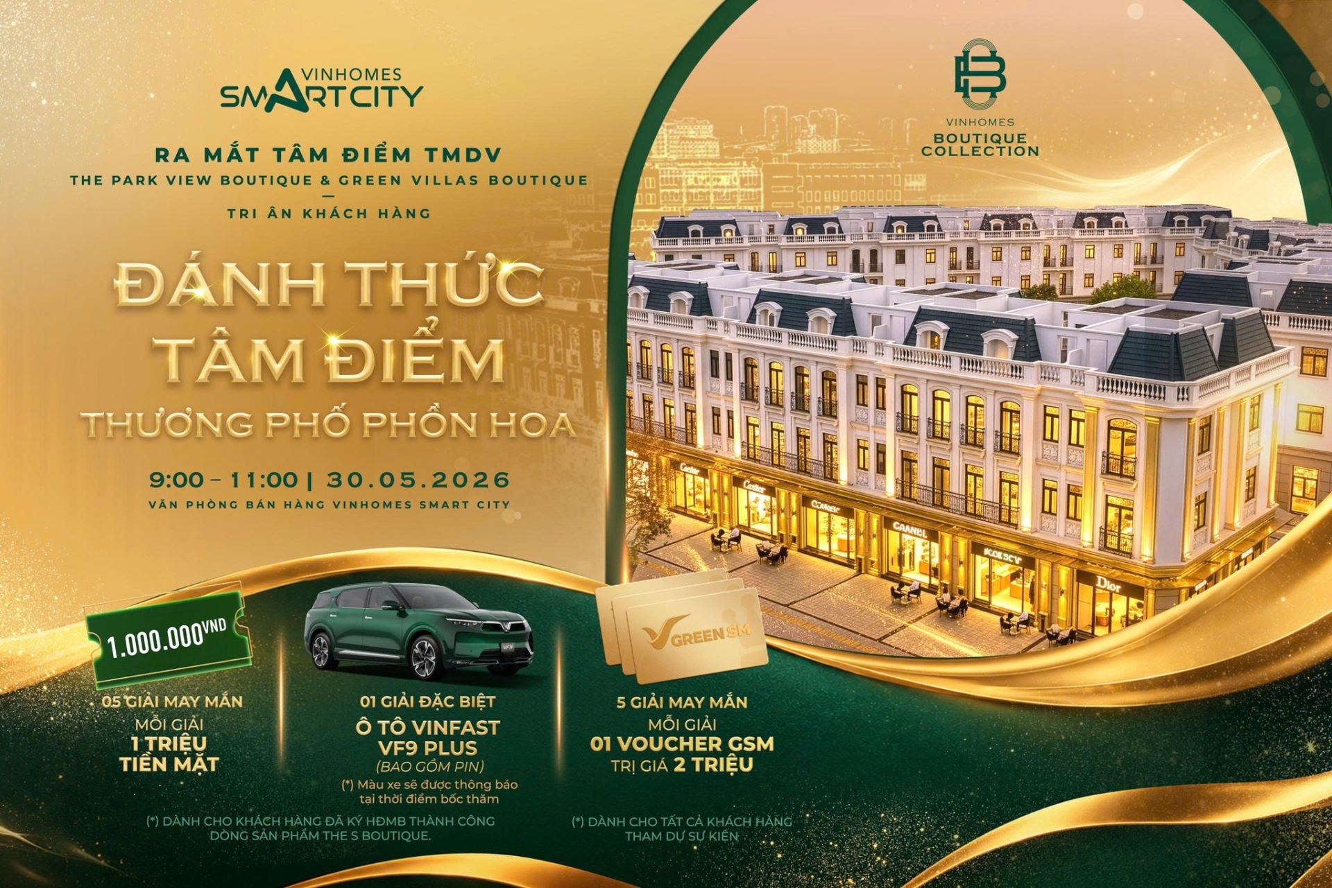 Tâm điểm TMDV hot nhất Vinhomes Smart City chính thức lộ diện - Sẵn sàng ra mắt 30/05!