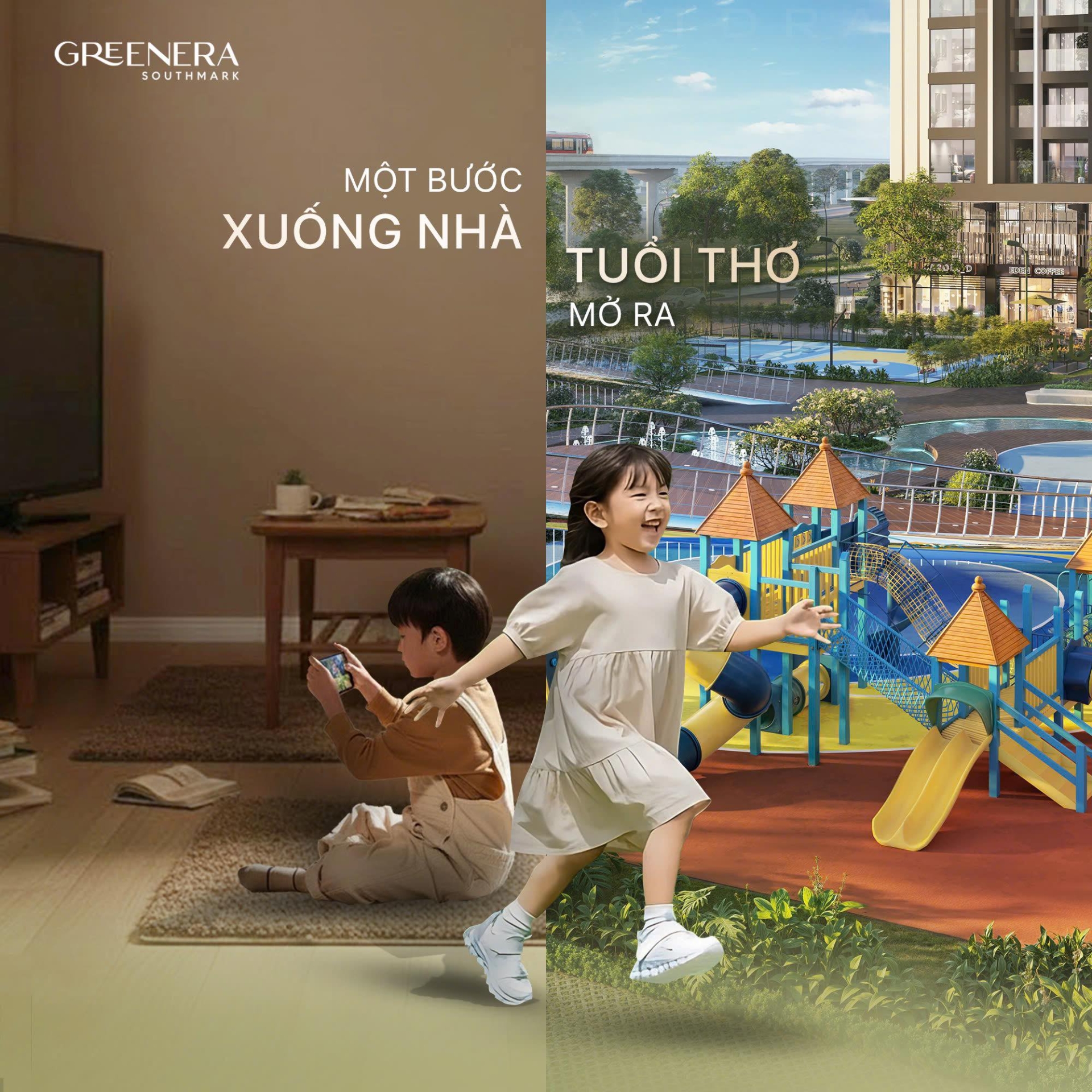 Một bước xuống nhà, tuổi thơ mở ra