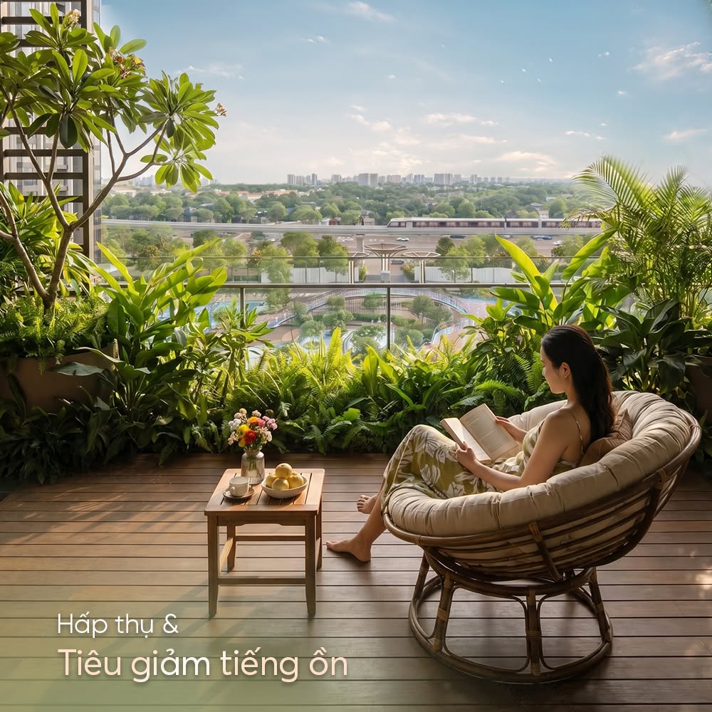 Vườn bên thềm nhà giữa Hà Thành náo nhiệt