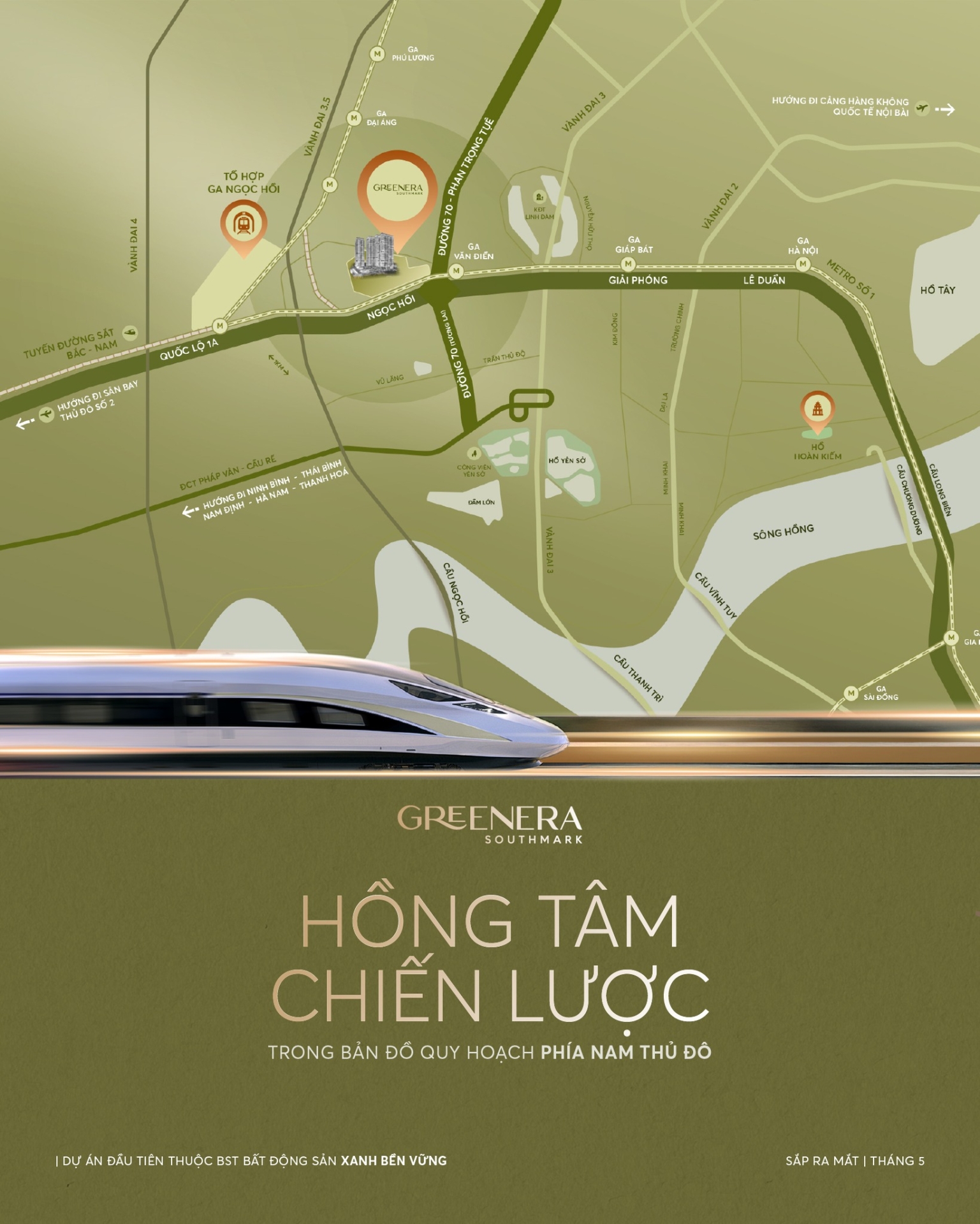 Tọa độ Greenera Southmark - Hồng tâm chiến lược phía Nam Thủ Đô