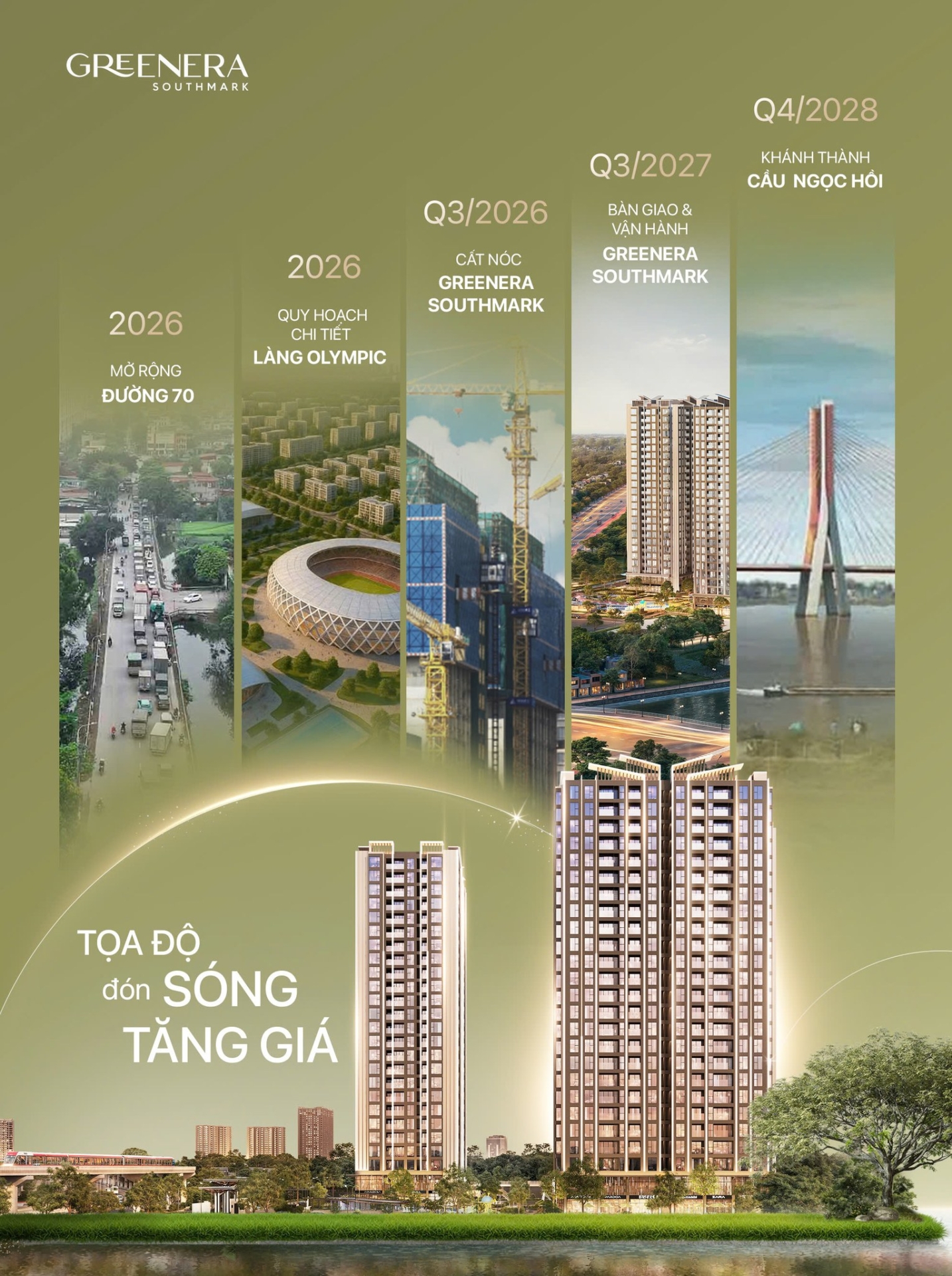 [Bất Động Sản 68 - batdongsan68.vn] Greenera Southmark  - 486 Ngọc Hồi: Giữa bức tranh phát triển sôi động của phía Nam Hà Nội, Greenera Southmark đang dần khẳng định vị thế là tọa độ đón đầu chu kỳ tăng giá mới – nơi hạ tầng, quy hoạch và tiến độ cùng hội tụ để kiến tạo đà tăng trưởng bền vững cho khu vực.