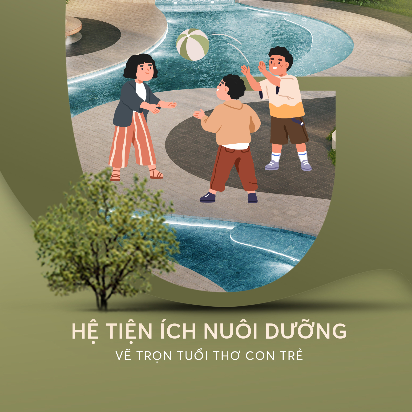 Hệ tiện ích nuôi dưỡng - Vẽ trọn tuổi thơ con