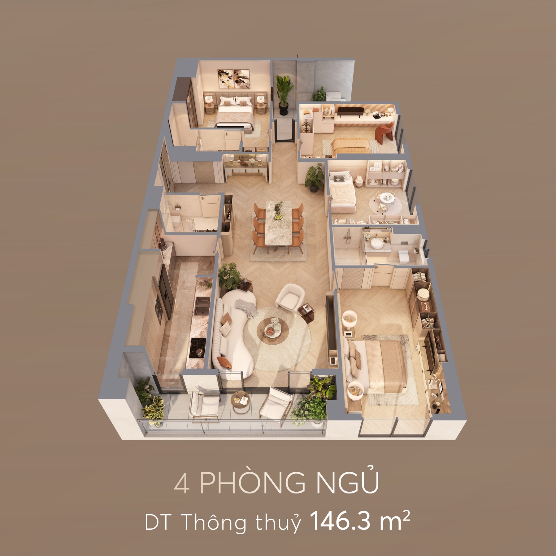 Yếu tố diện tích định nghĩa lại dòng căn hộ hạng sang