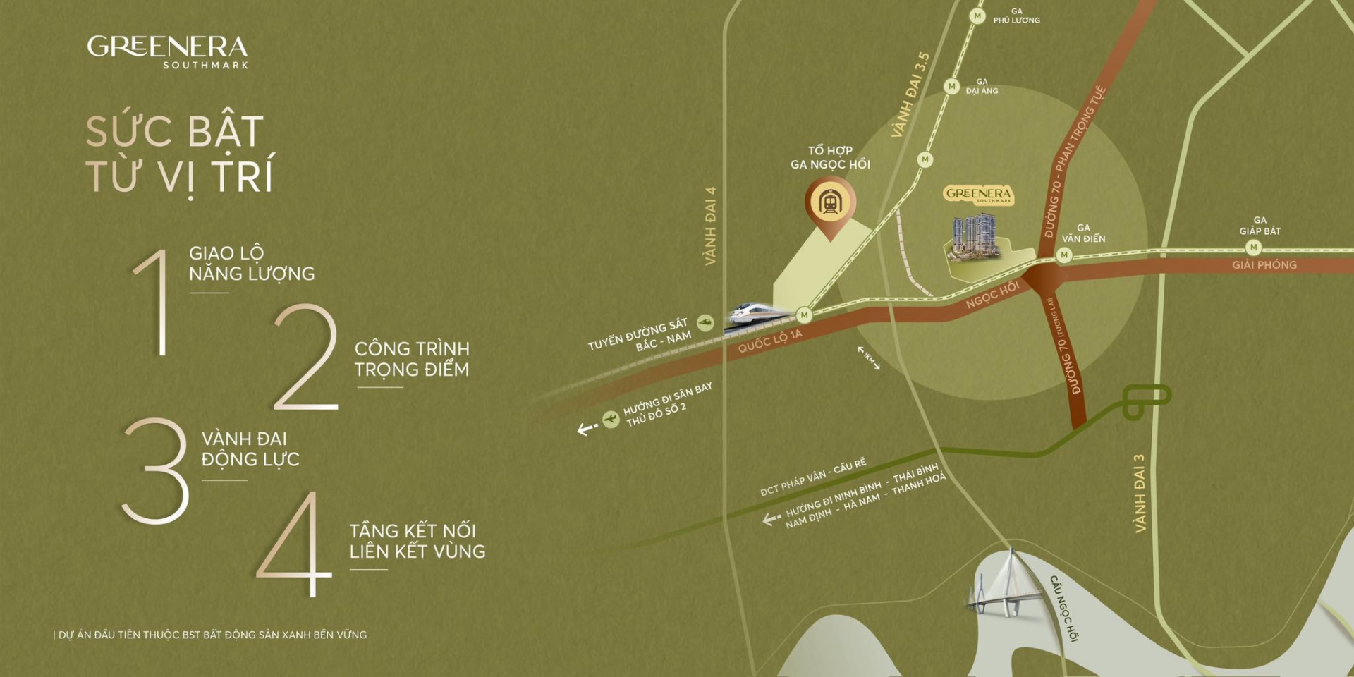Greenera Southmark: Sức bật từ vị trí tâm điểm - Tọa độ hấp thu tiềm năng