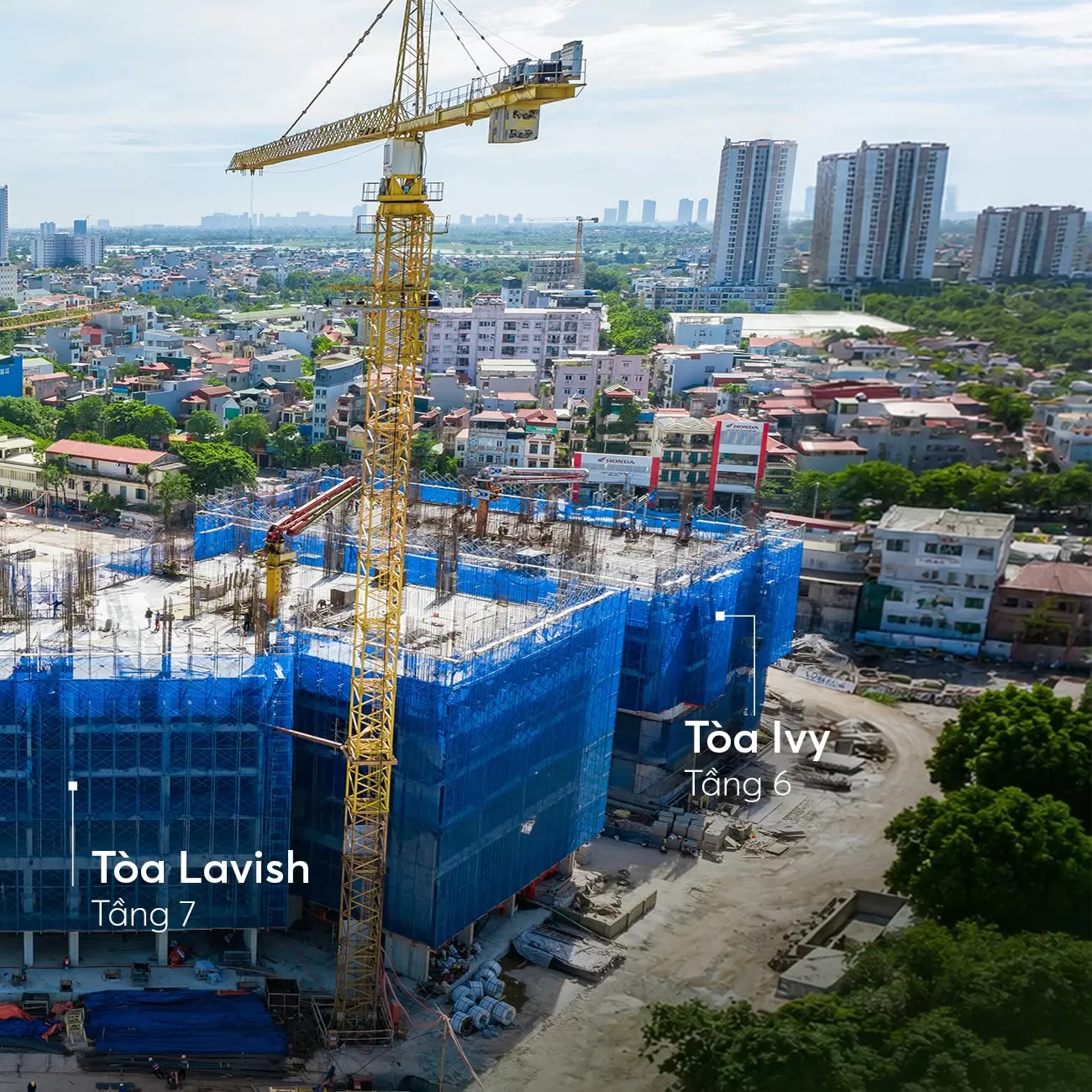 Tiến độ thi công tháng 06.2026