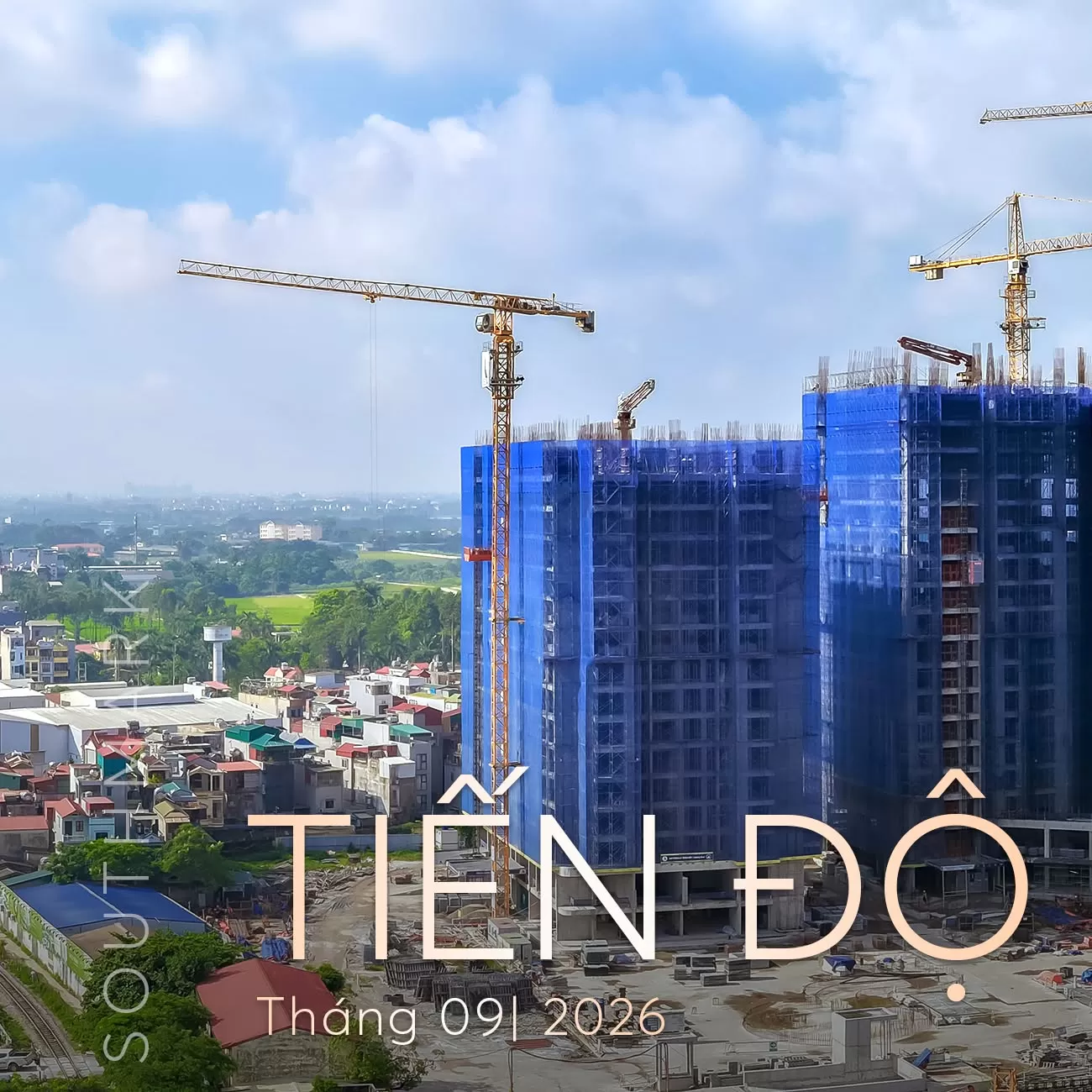 Tiến độ thi công Greenera Southmark tháng 09.2026